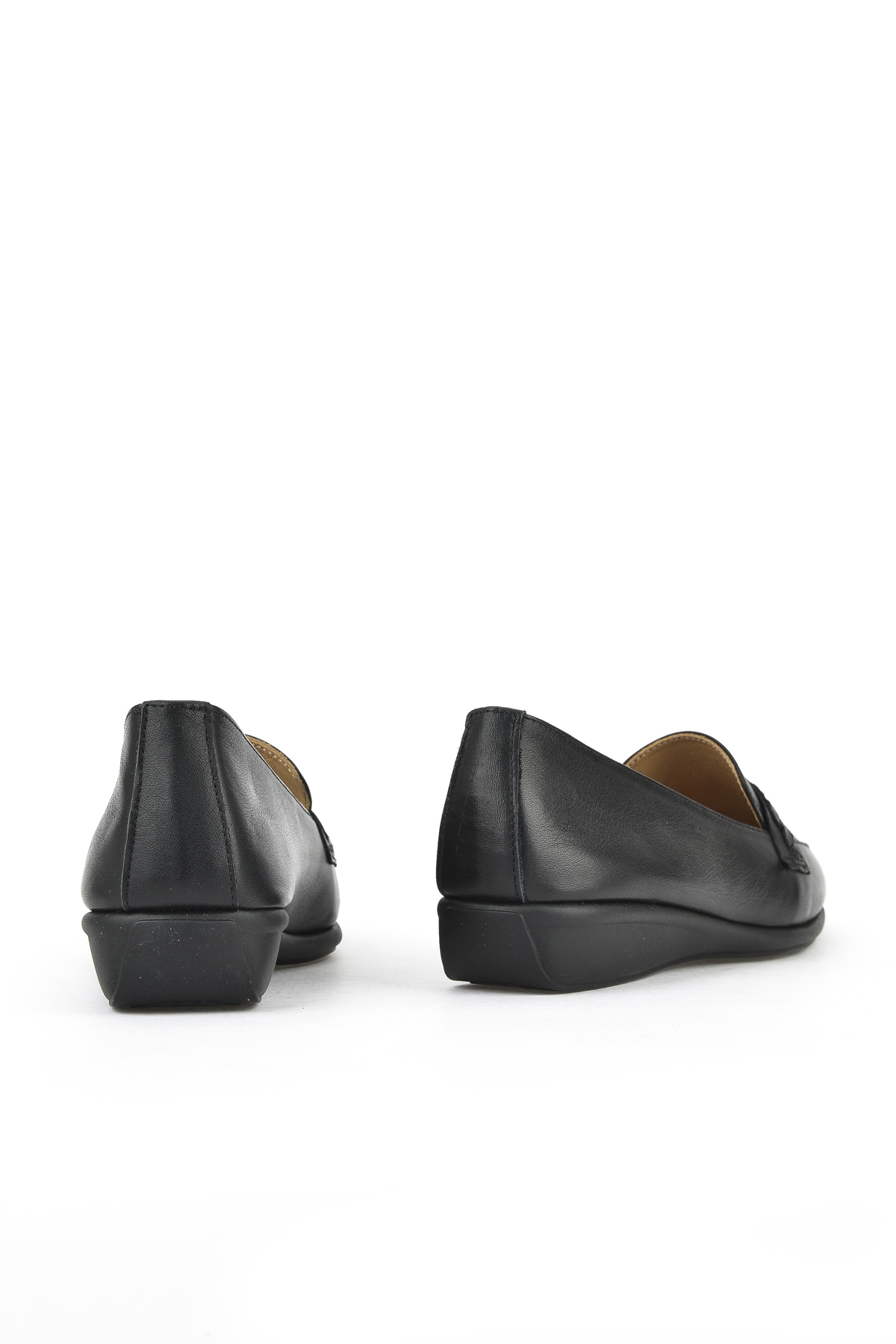 Kadın Hakiki Deri Konfor Ayakkabı 1511050Z2599 Siyah - Görsel 5