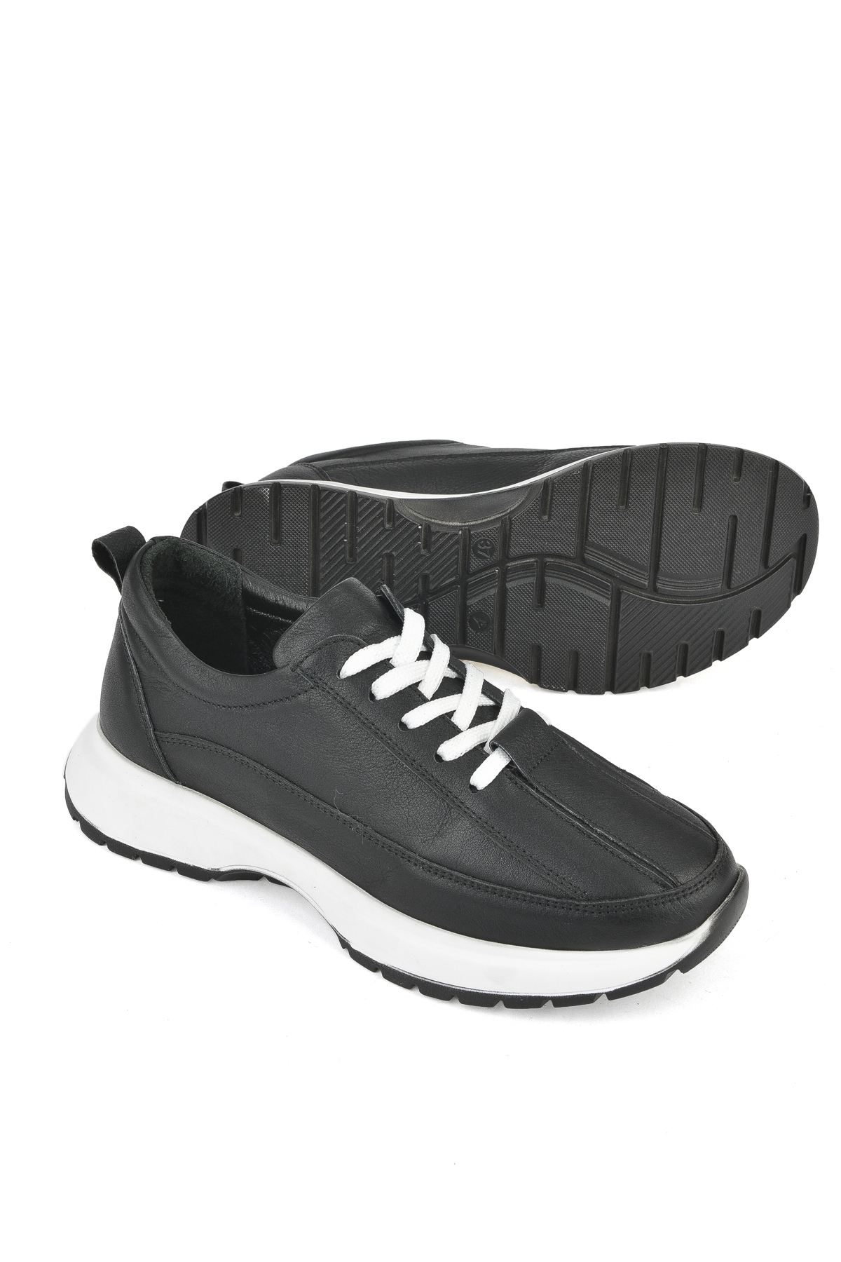 Kadın Hakiki Deri Sneaker 1511050Z2052 Siyah - Görsel 5