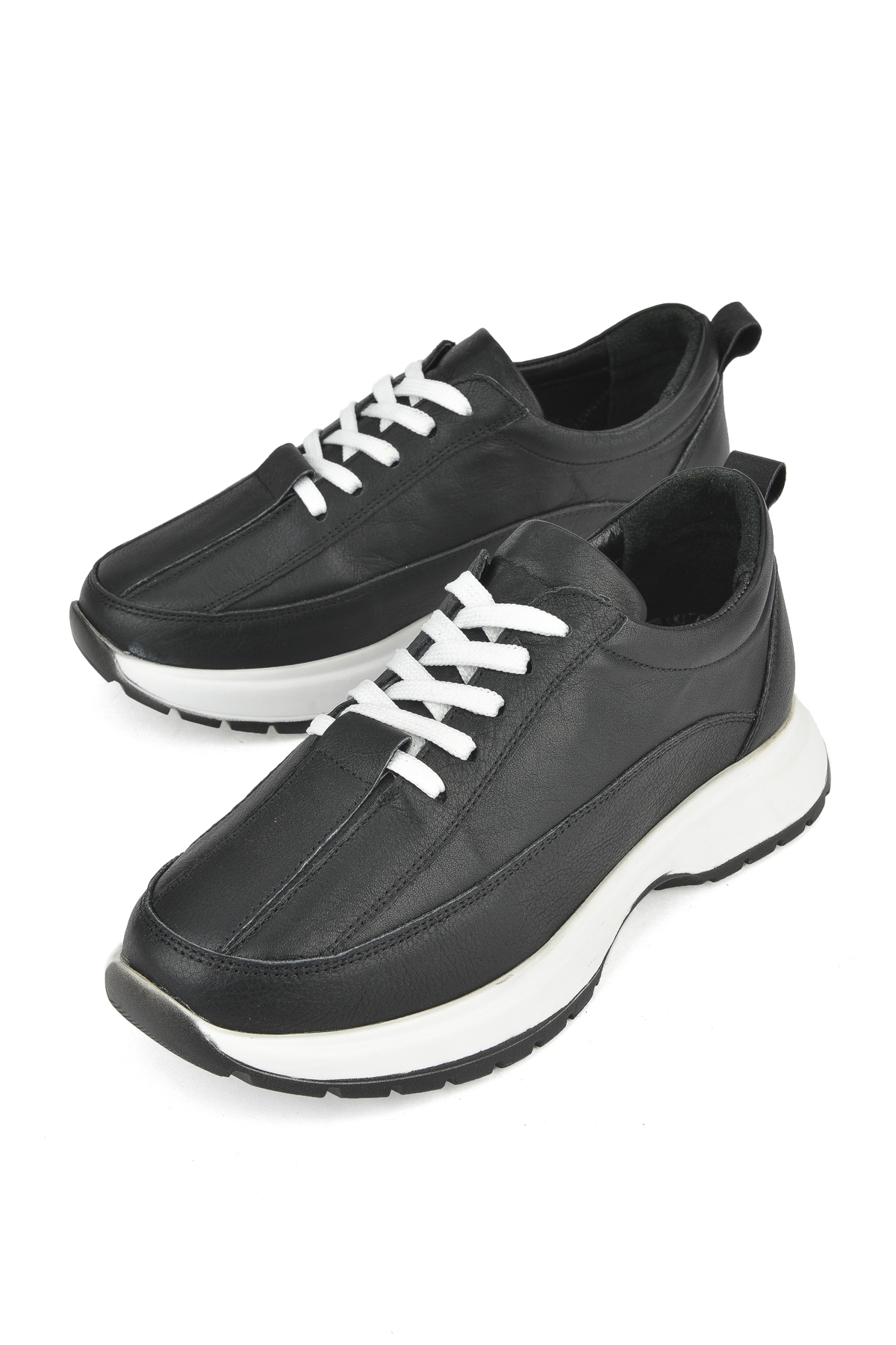 Kadın Hakiki Deri Sneaker 1511050Z2052 Siyah - Görsel 6