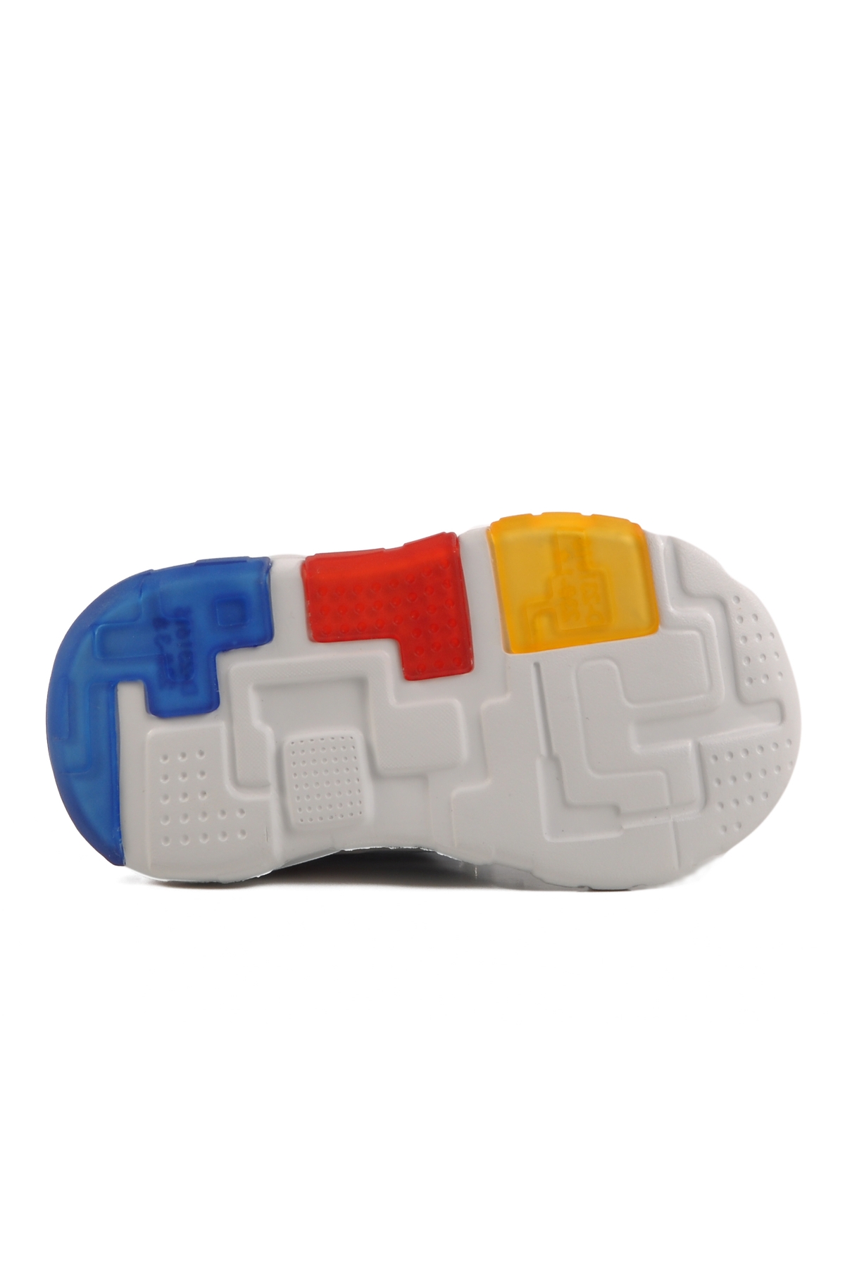 Siyah Cırtlı Işıklı Hafif Unisex Çocuk Spor Ayakkabı - Görsel 6