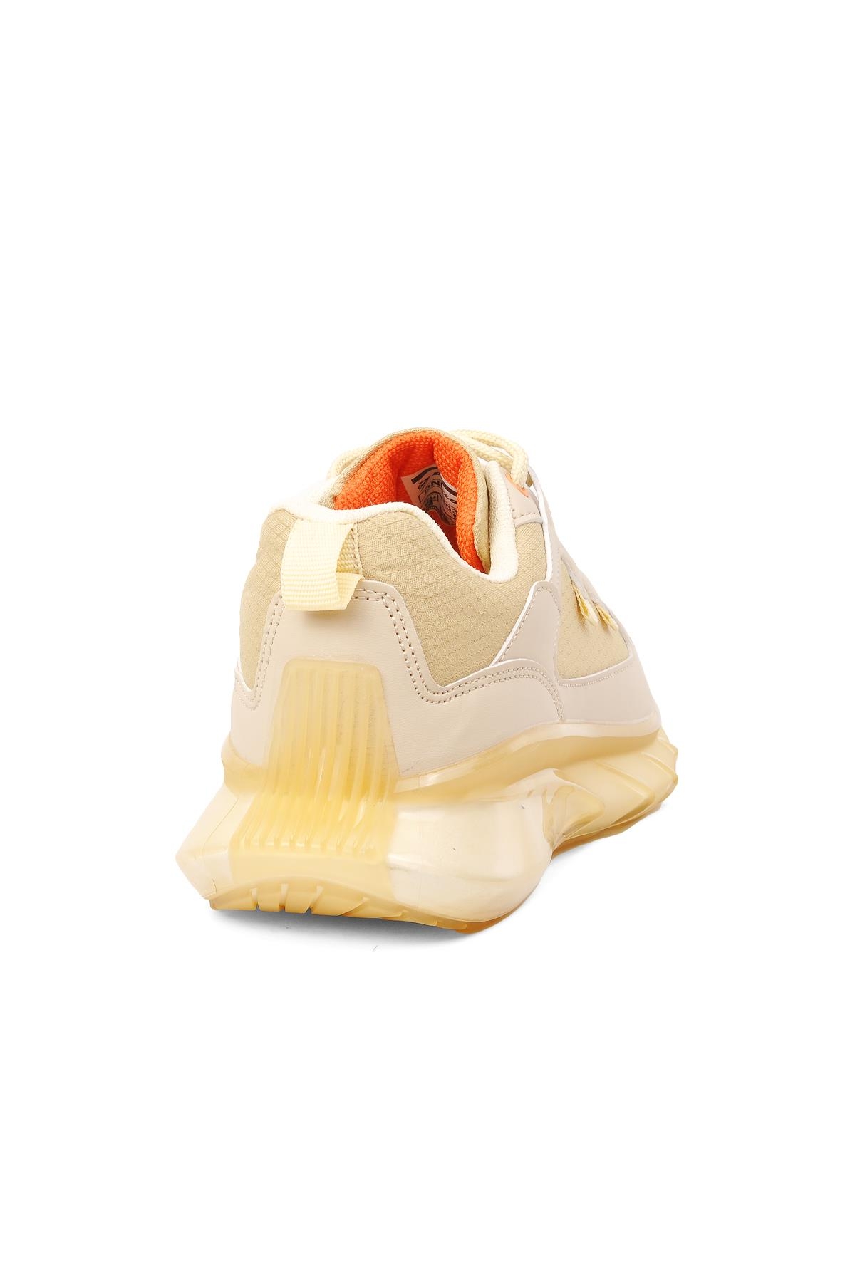 Bej Kadın Spor Ayakkabı Sneaker - Görsel 5