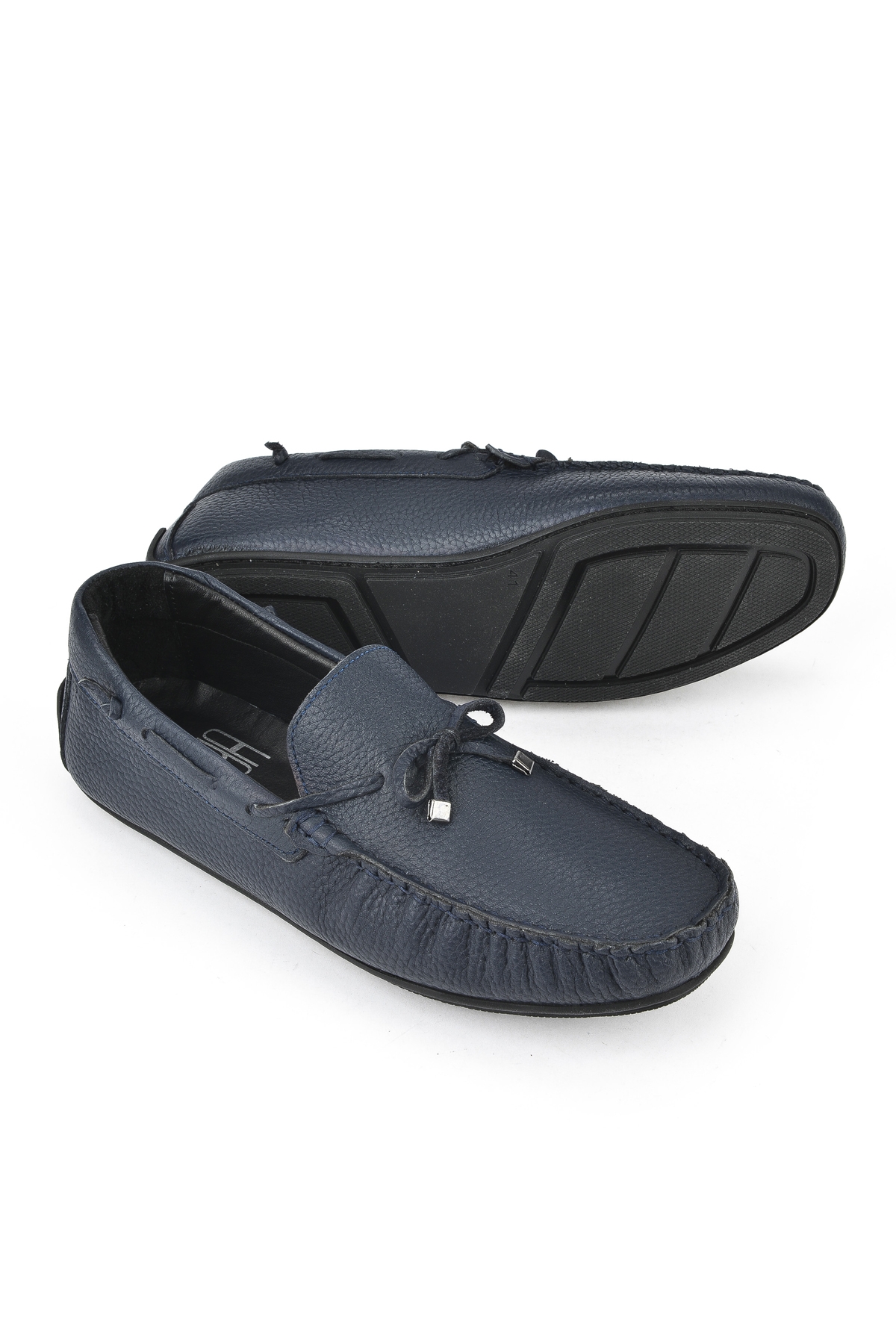 Erkek Hakiki Deri Ayakkabı 1511007ZB01 Lacivert - Görsel 5