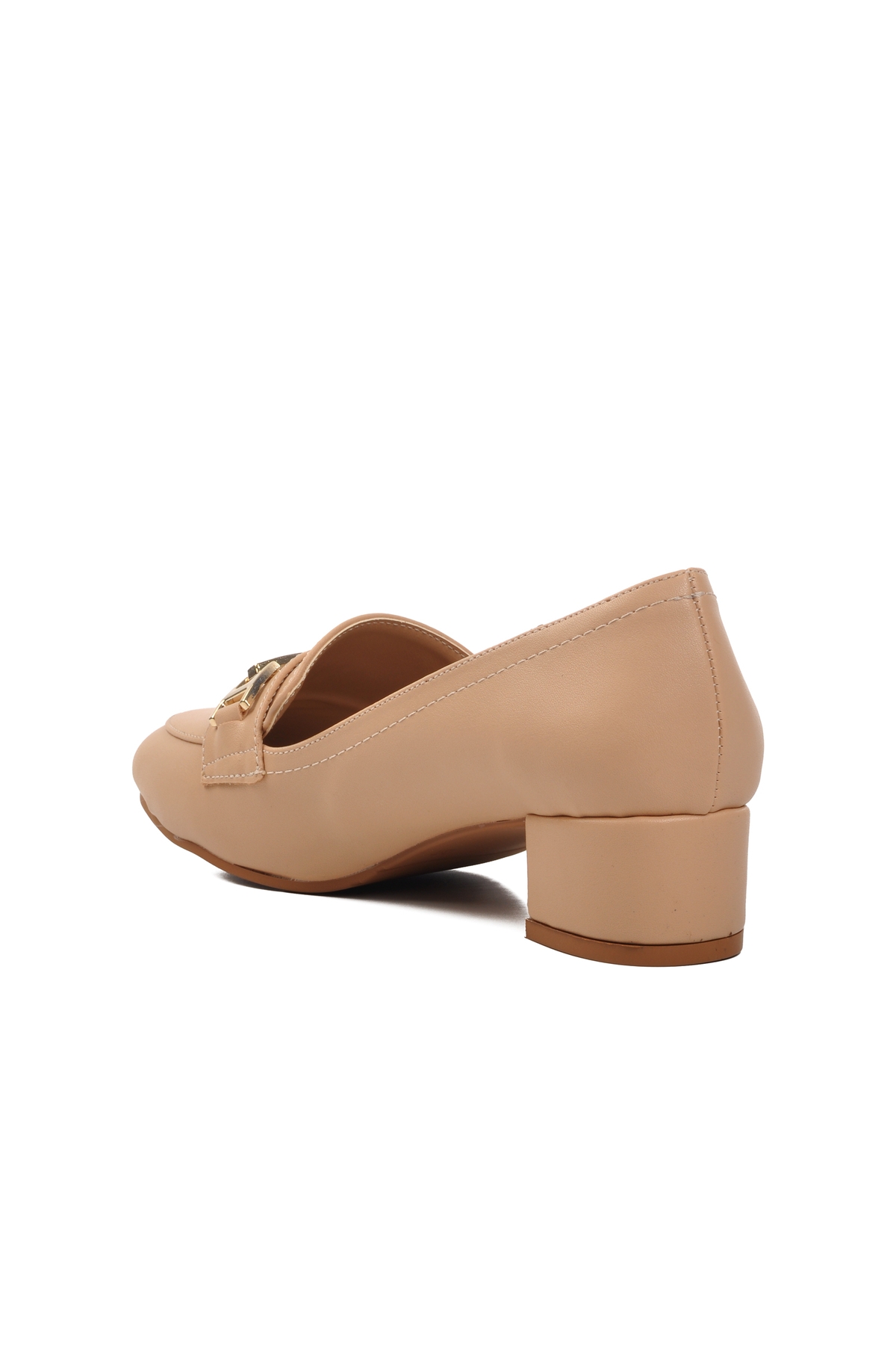 Bej Kadın Topuklu Ayakkabı - Görsel 5