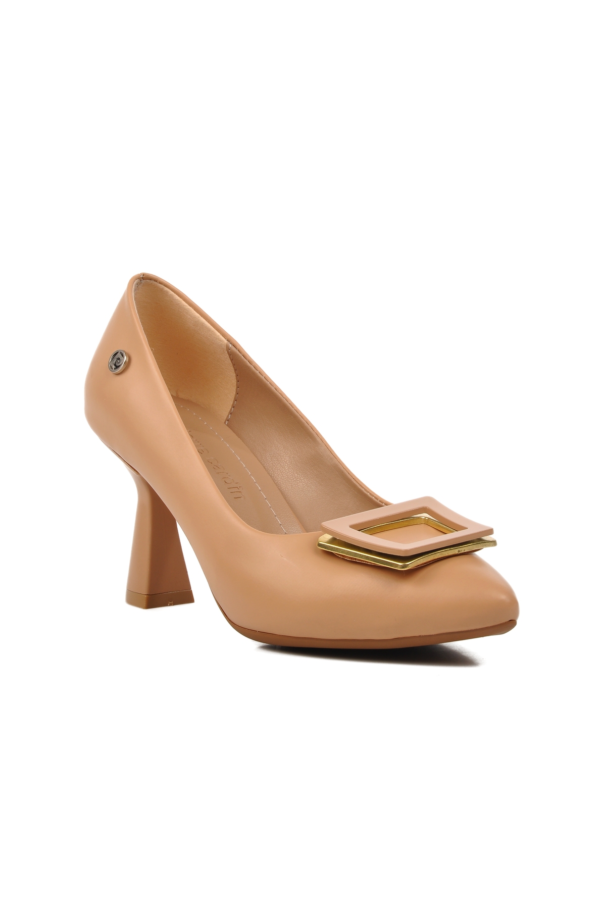 Bej Kadın Topuklu Ayakkabı - Görsel 4
