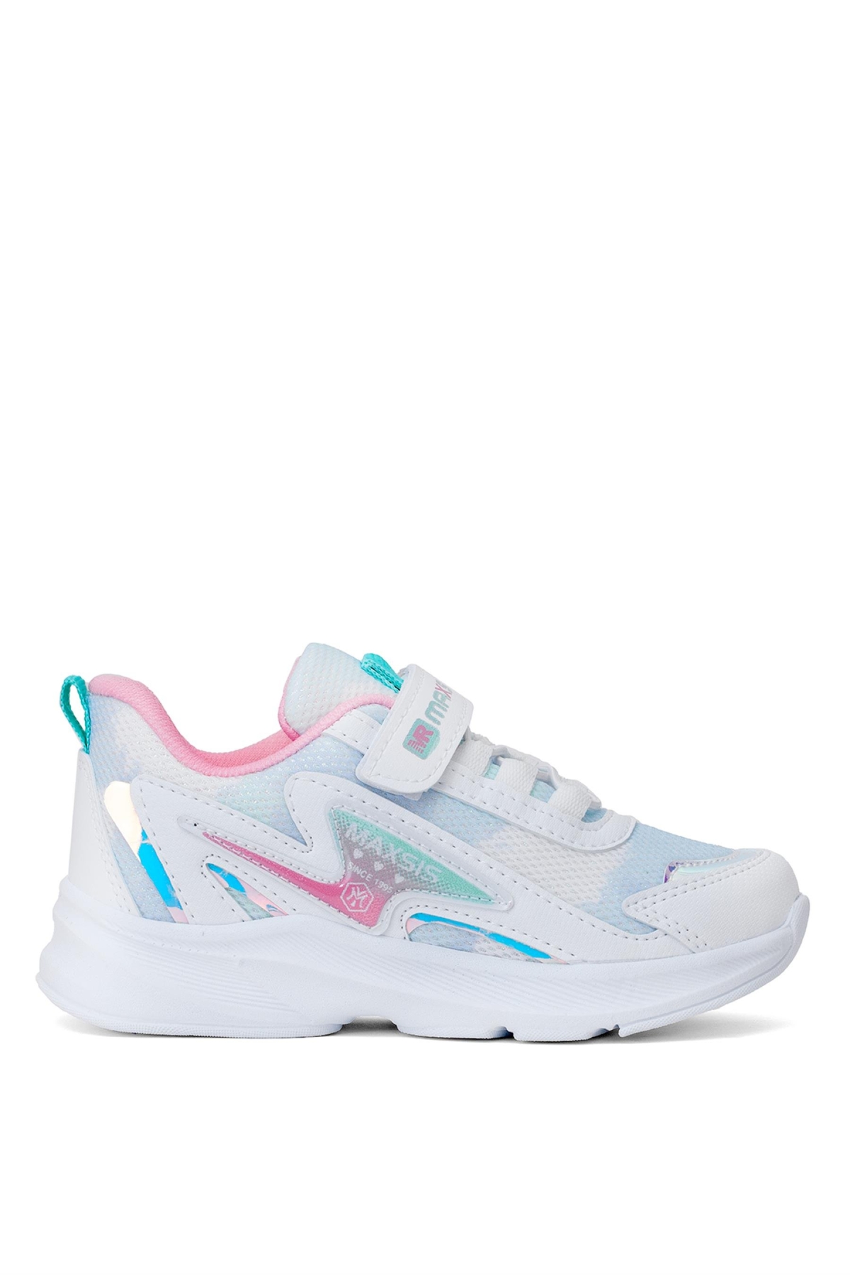 Elit AsMAX513 Filet Kız Çocuk Klasik Sneaker Beyaz - Yeşil - Görsel 2