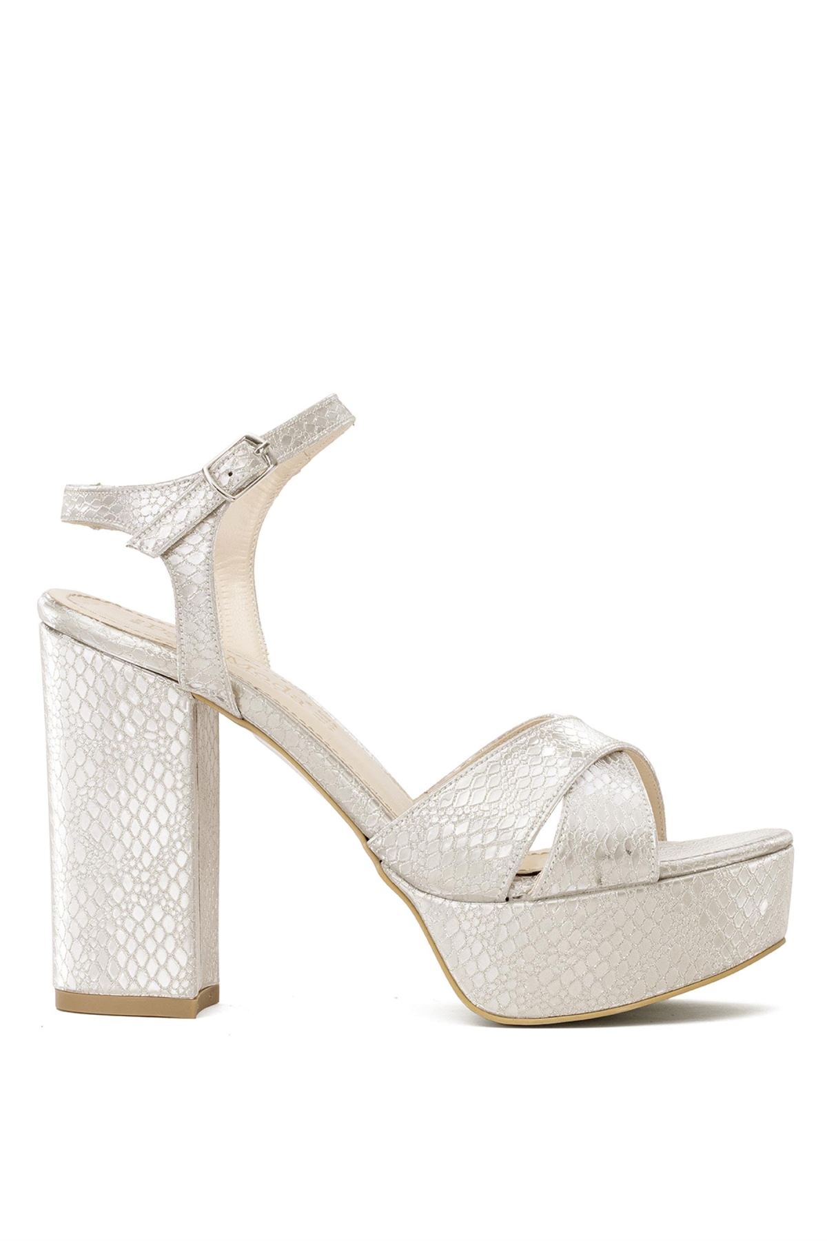 Elit PM08 K3026T Kadın Platform Ayakkabı Altın - Görsel 2