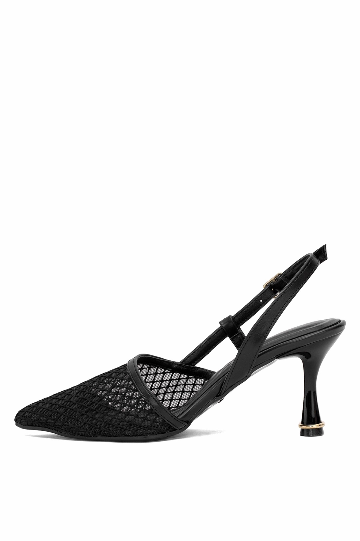 Elit CMR830.015T Kadın Klasik Topuklu Ayakkabı Siyah - Görsel 6