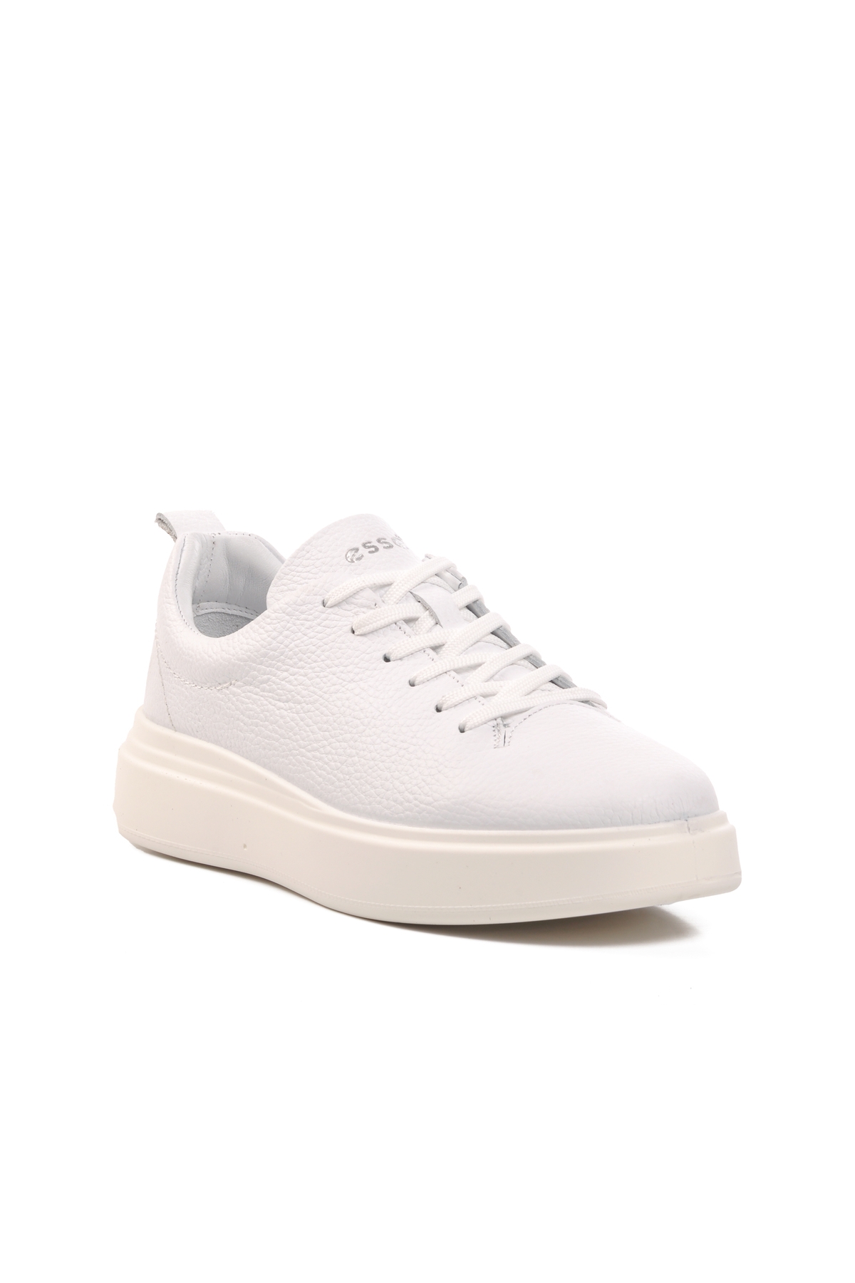 Aspor Beyaz Ortopedik Hakiki Deri Erkek Sneaker Ayakkabı - Görsel 4