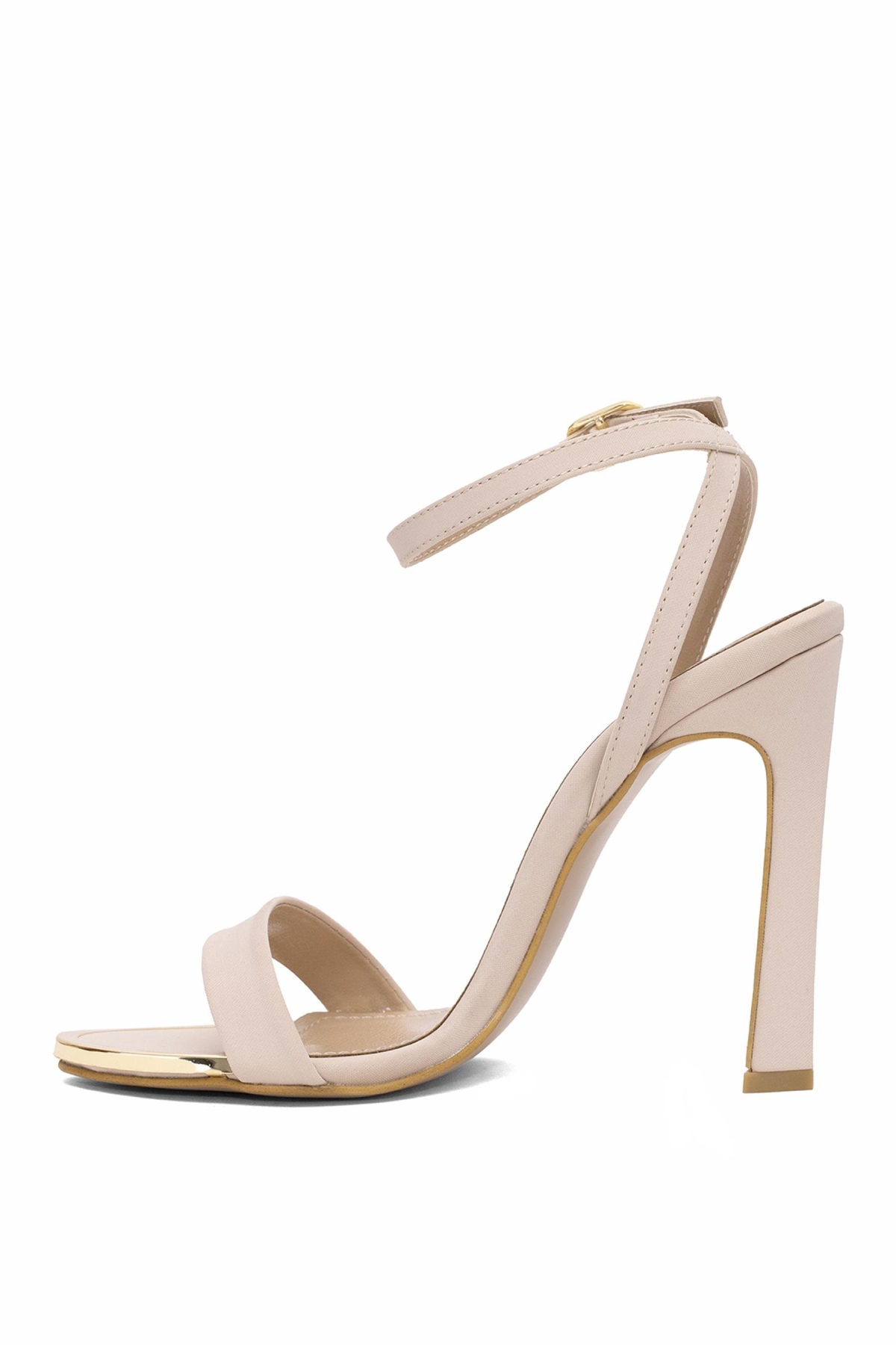 Elit PM230 K1004 Kadın Klasik Topuklu Ayakkabı Ten - Görsel 4