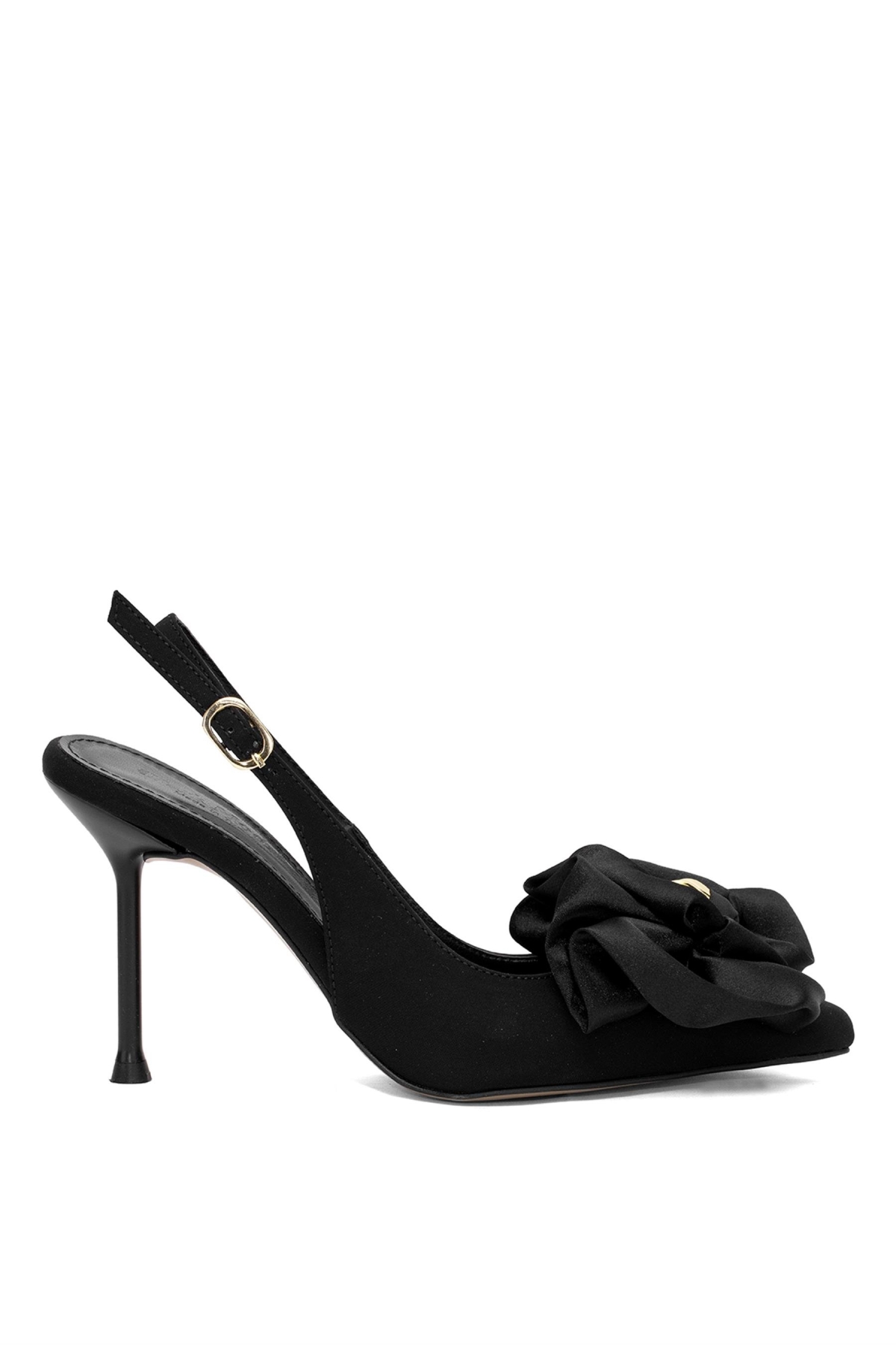 Elit PM230 K917 Kadın Klasik Topuklu Ayakkabı Siyah - Görsel 2