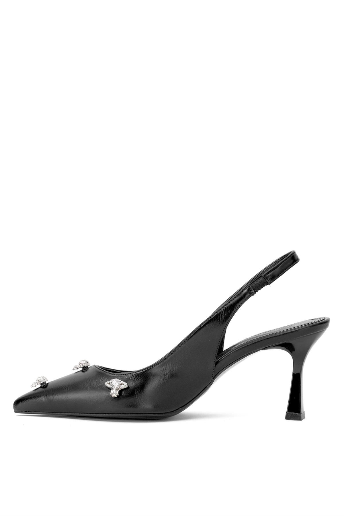 Elit PM492 K1071C Kadın Klasik Topuklu Ayakkabı Siyah - Görsel 4