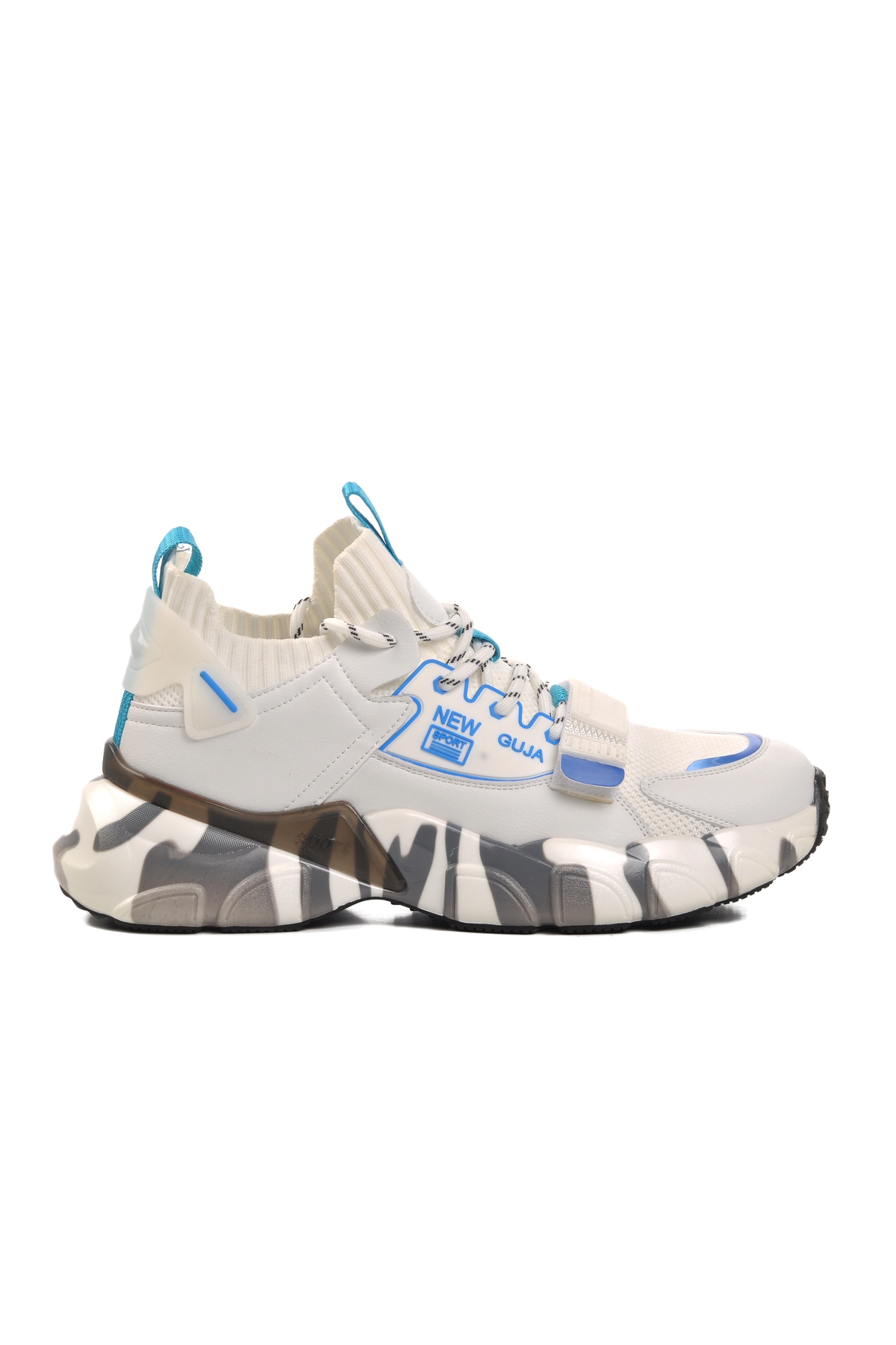 Beyaz Polyester Karışımlı Erkek Spor Ayakkabı - Görsel 2