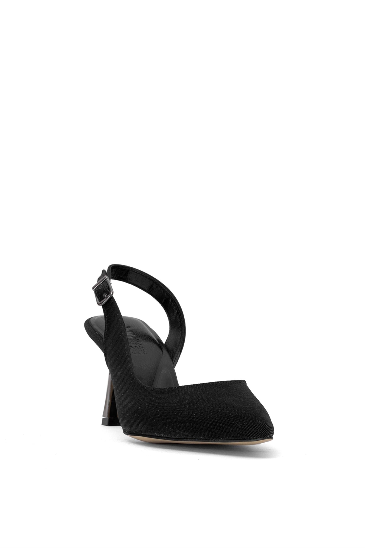 Elit PM439 K370T Kadın Klasik Topuklu Ayakkabı Siyah - Görsel 3