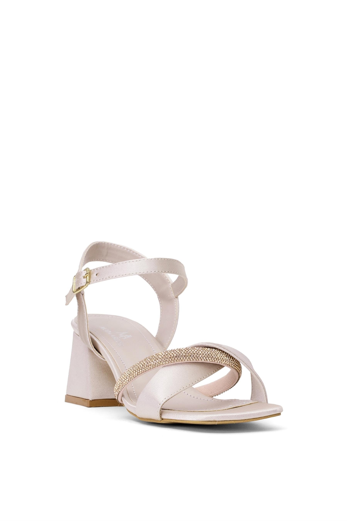 Elit Brk2016S Kadın Tokalı Klasik Topuklu Ayakkabı Ten - Görsel 3