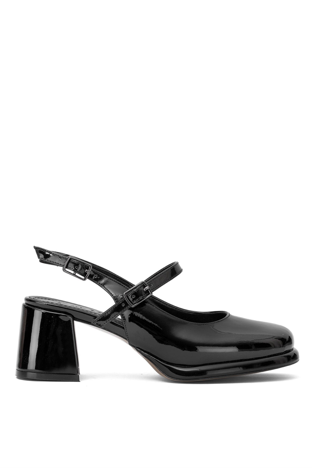 Elit PM559 K0300R Kadın Klasik Topuklu Ayakkabı Siyah - Görsel 2