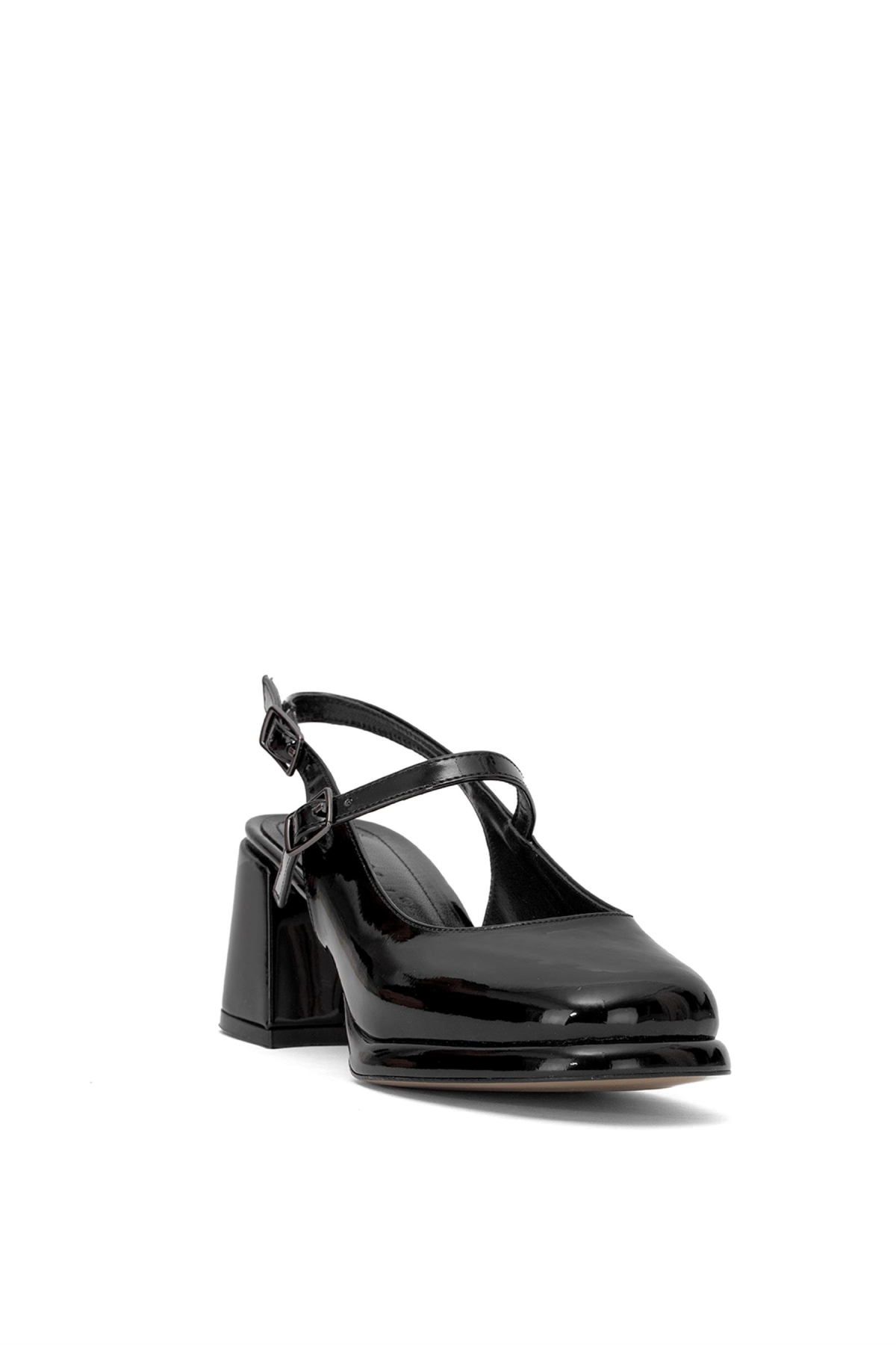 Elit PM559 K0300R Kadın Klasik Topuklu Ayakkabı Siyah - Görsel 3