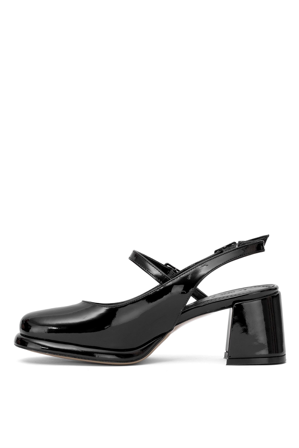 Elit PM559 K0300R Kadın Klasik Topuklu Ayakkabı Siyah - Görsel 4
