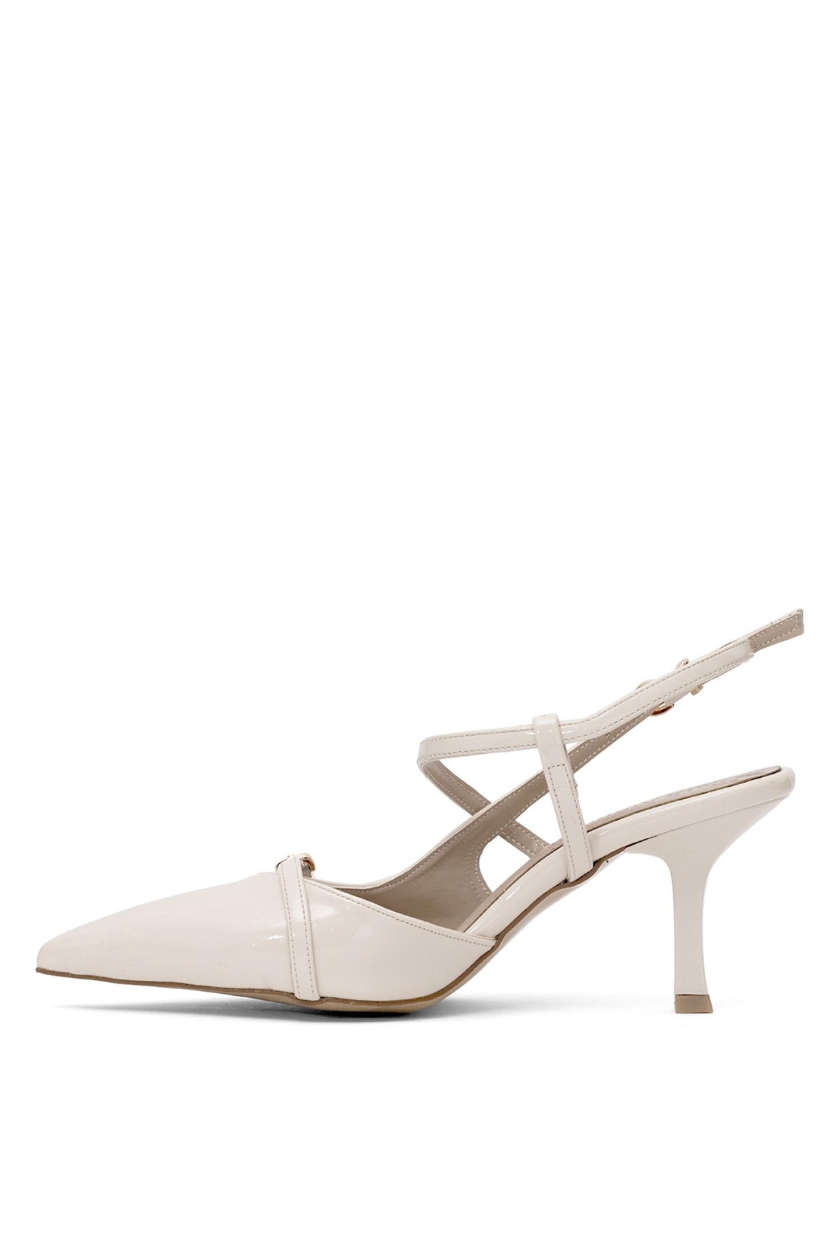 Elit PM571 K426R Kadın Klasik Topuklu Ayakkabı Ten - Görsel 4