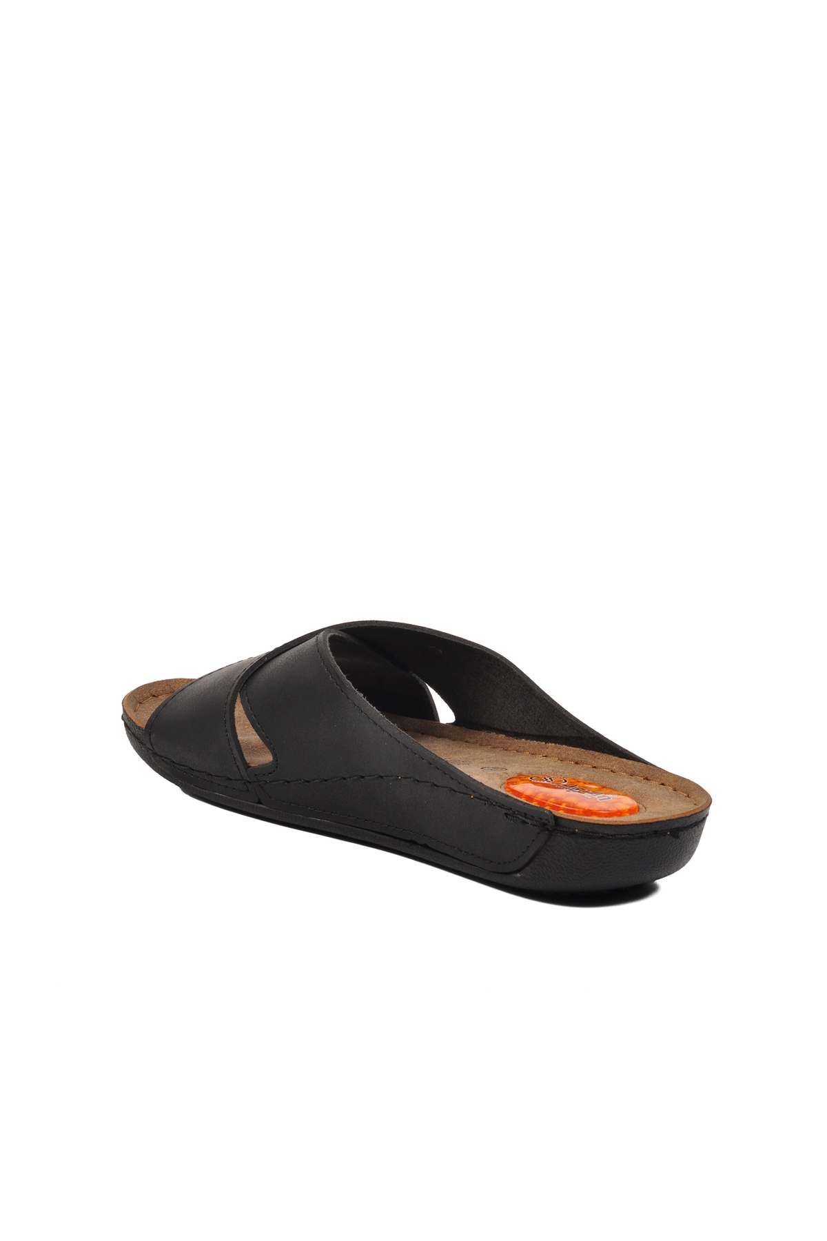 Aspor Siyah Suni Deri Kadın Terlik - Görsel 5