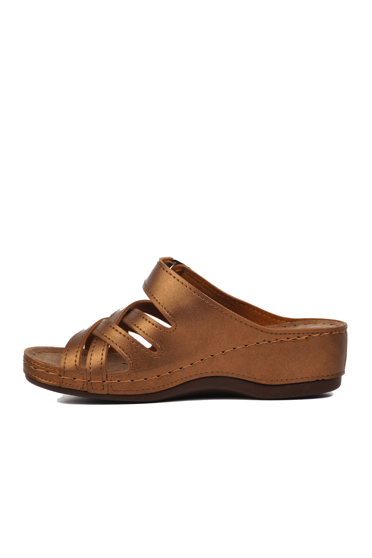 Aspor Bakır Kahve Kadın Terlik - Görsel 3