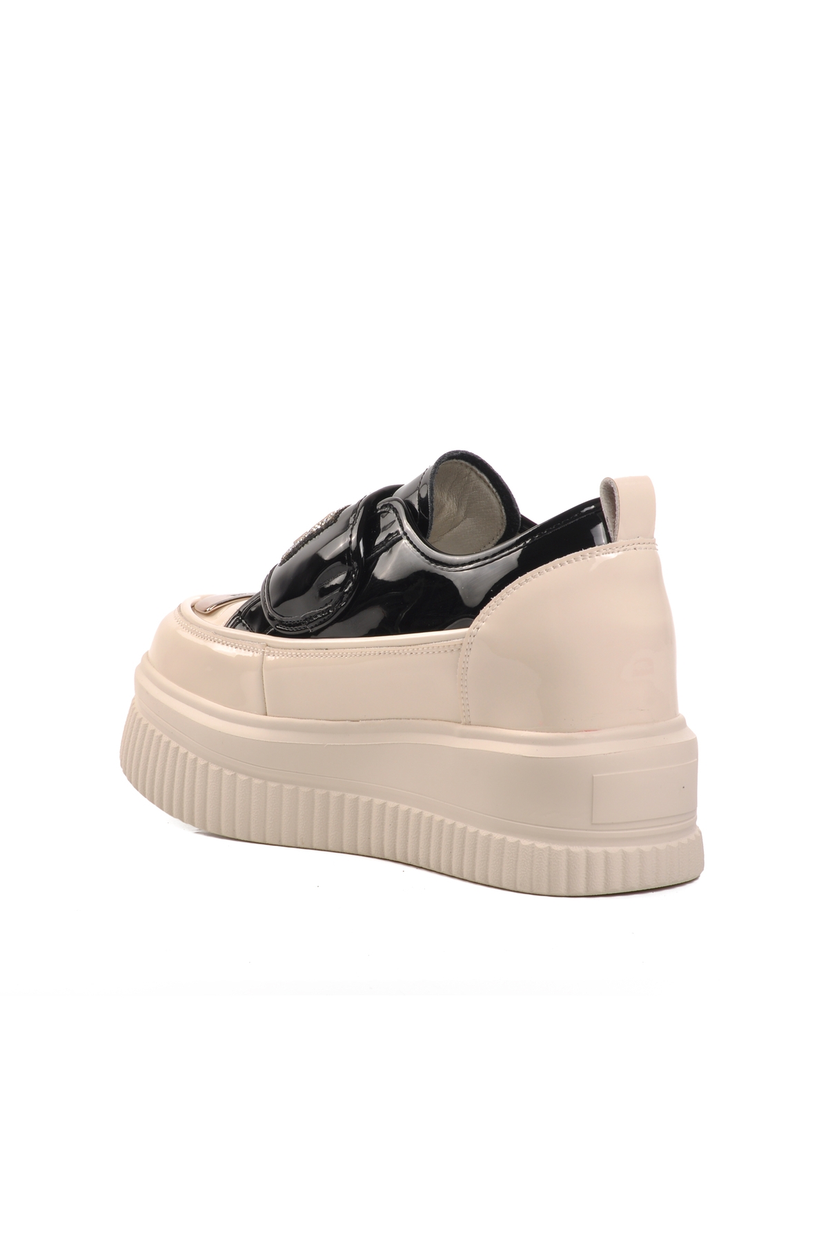 Siyah Kadın Spor Ayakkabı Sneaker - Görsel 5