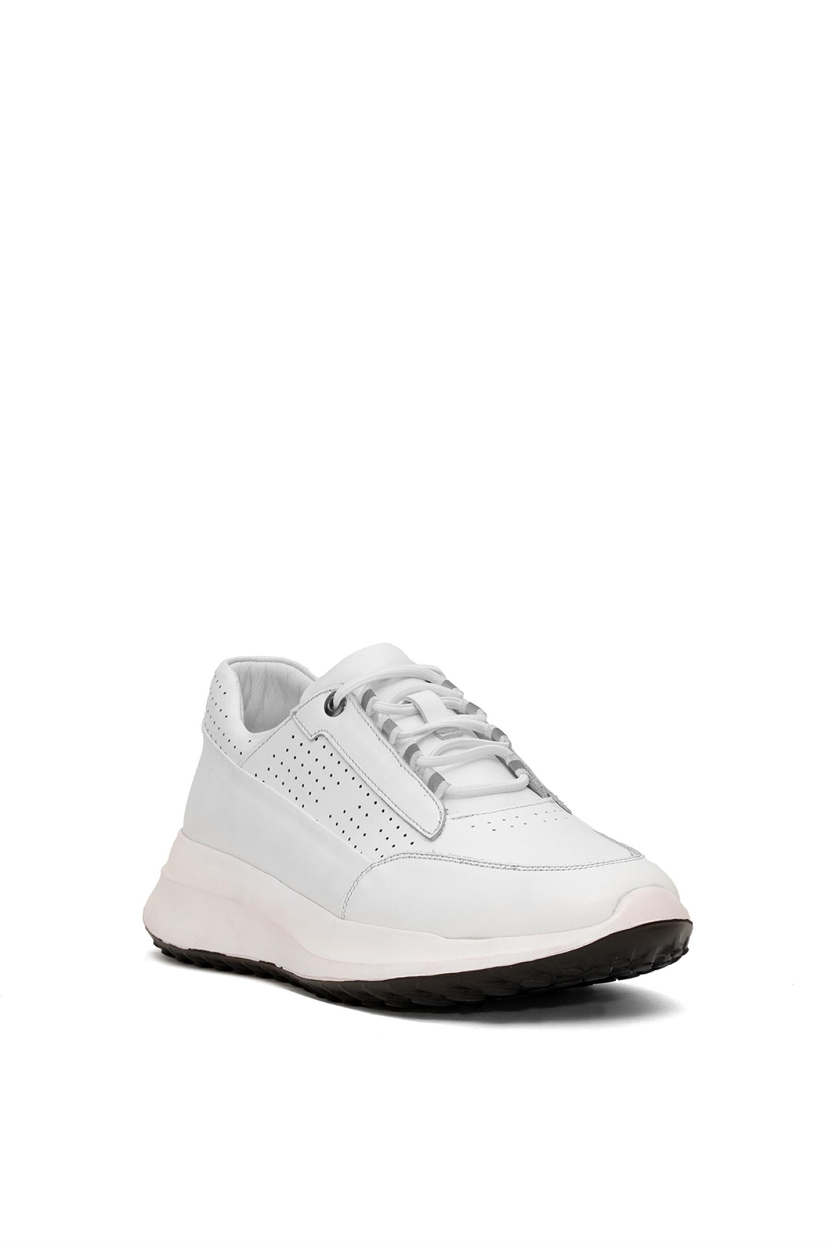 Elit 25YNbl5003C Erkek Hakiki Deri Casual Ayakkabı Beyaz - Görsel 3
