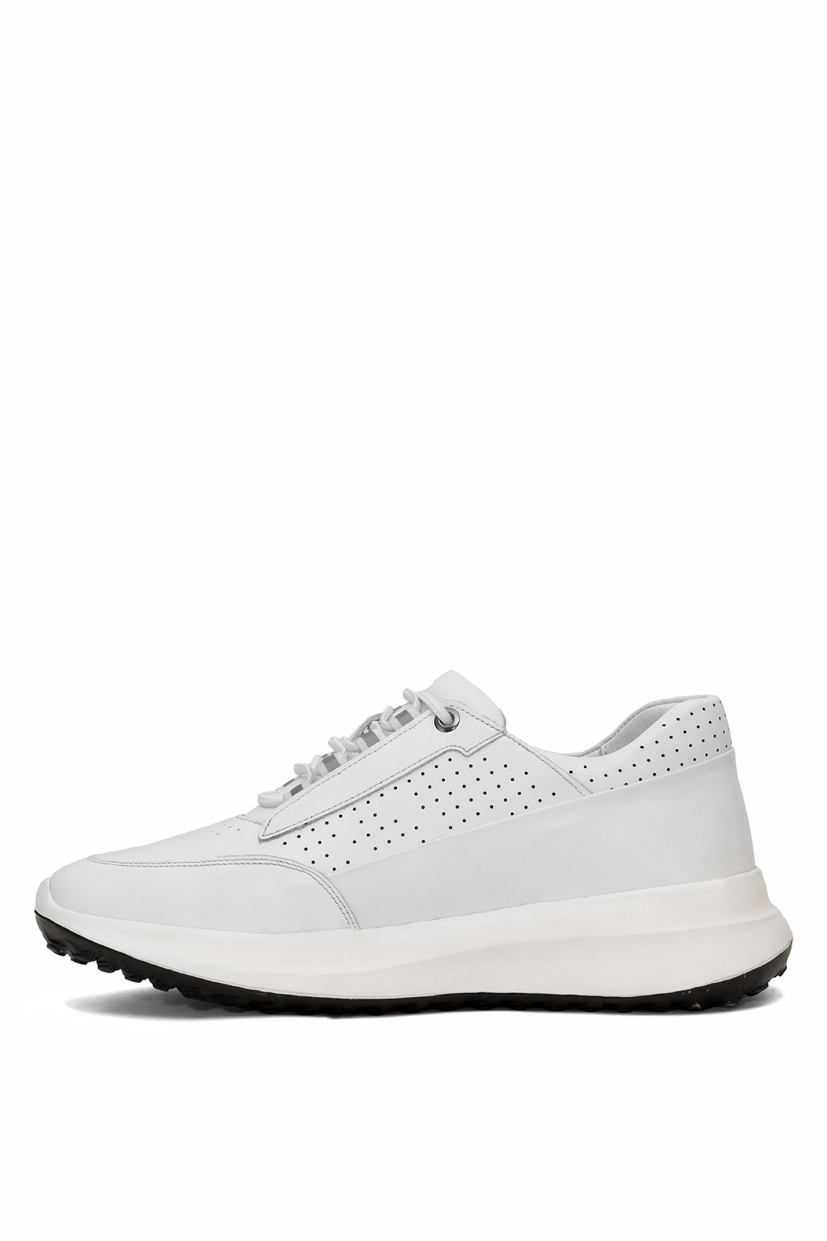 Elit 25YNbl5003C Erkek Hakiki Deri Casual Ayakkabı Beyaz - Görsel 4