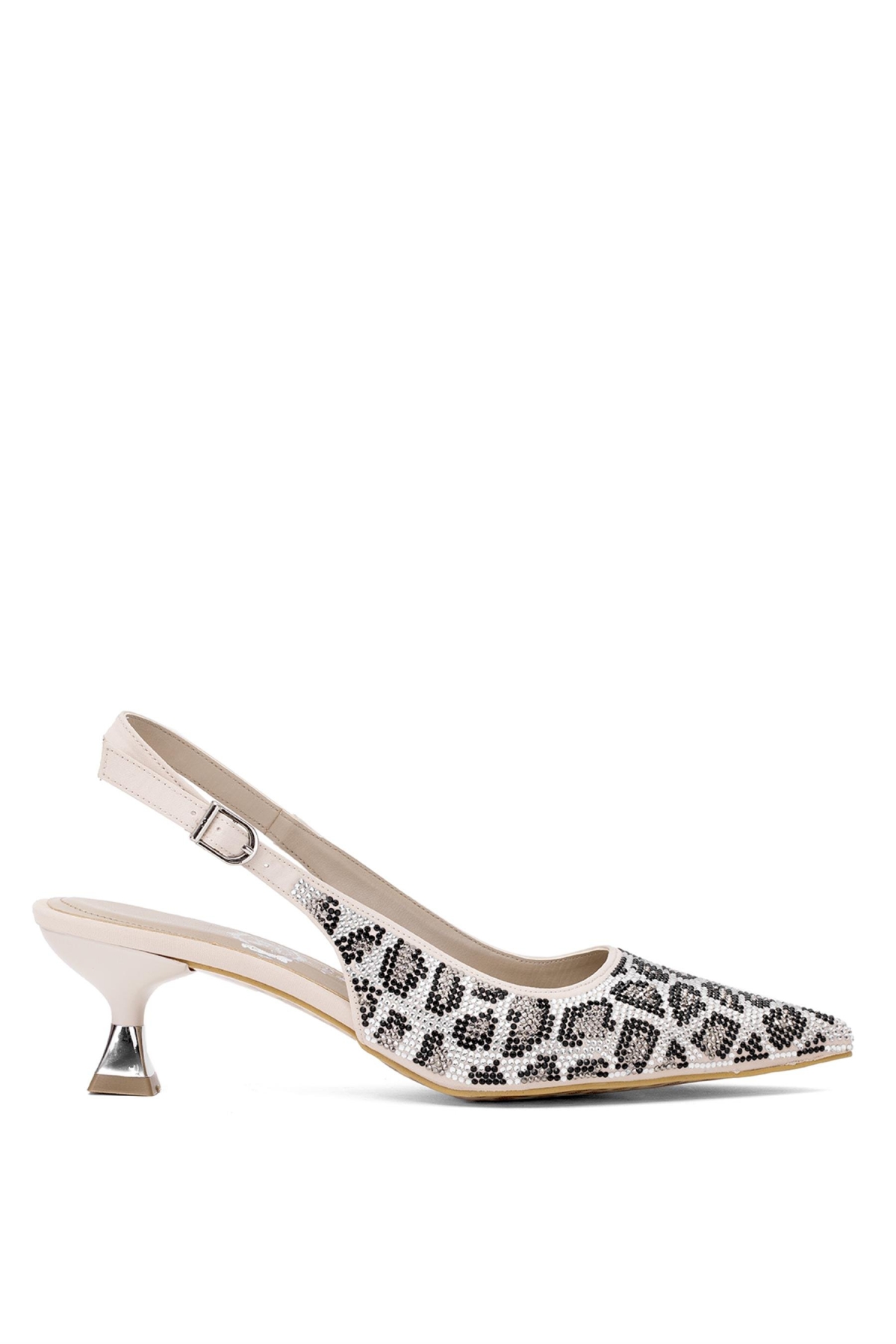 Elit PM221 K9520 Kadın Abiye Ayakkabı Ten - Görsel 2