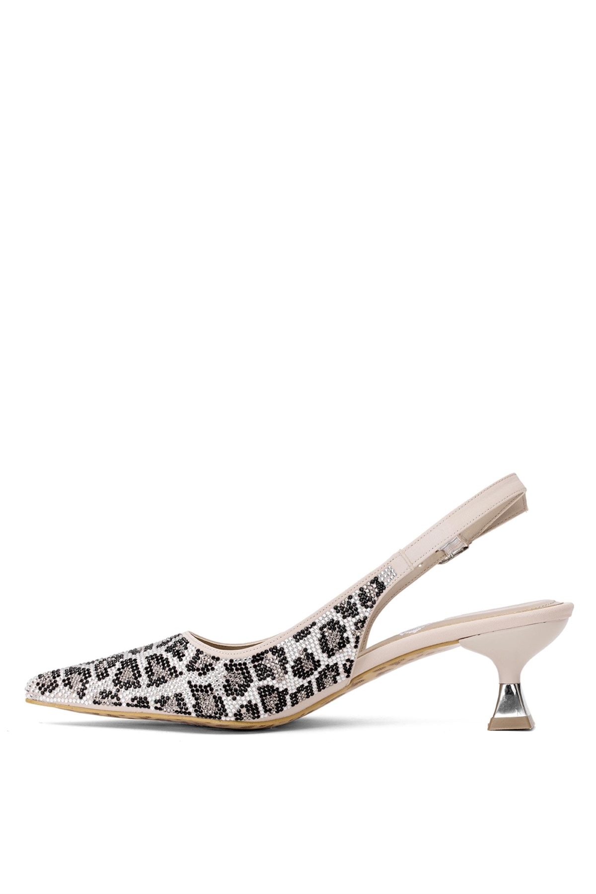 Elit PM221 K9520 Kadın Abiye Ayakkabı Ten - Görsel 4