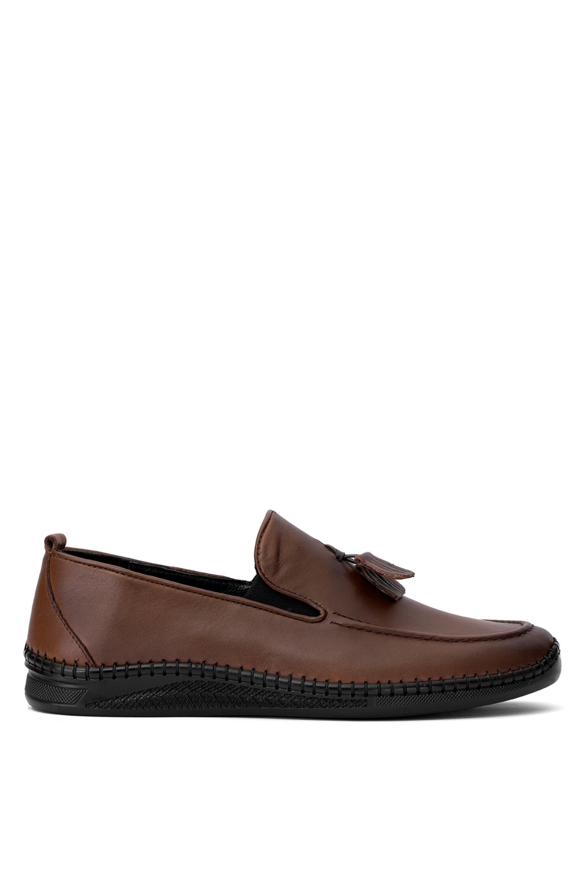 Elit AsBOR4242C Erkek Hakiki Deri Rahat Ayakkabı Taba - Görsel 2