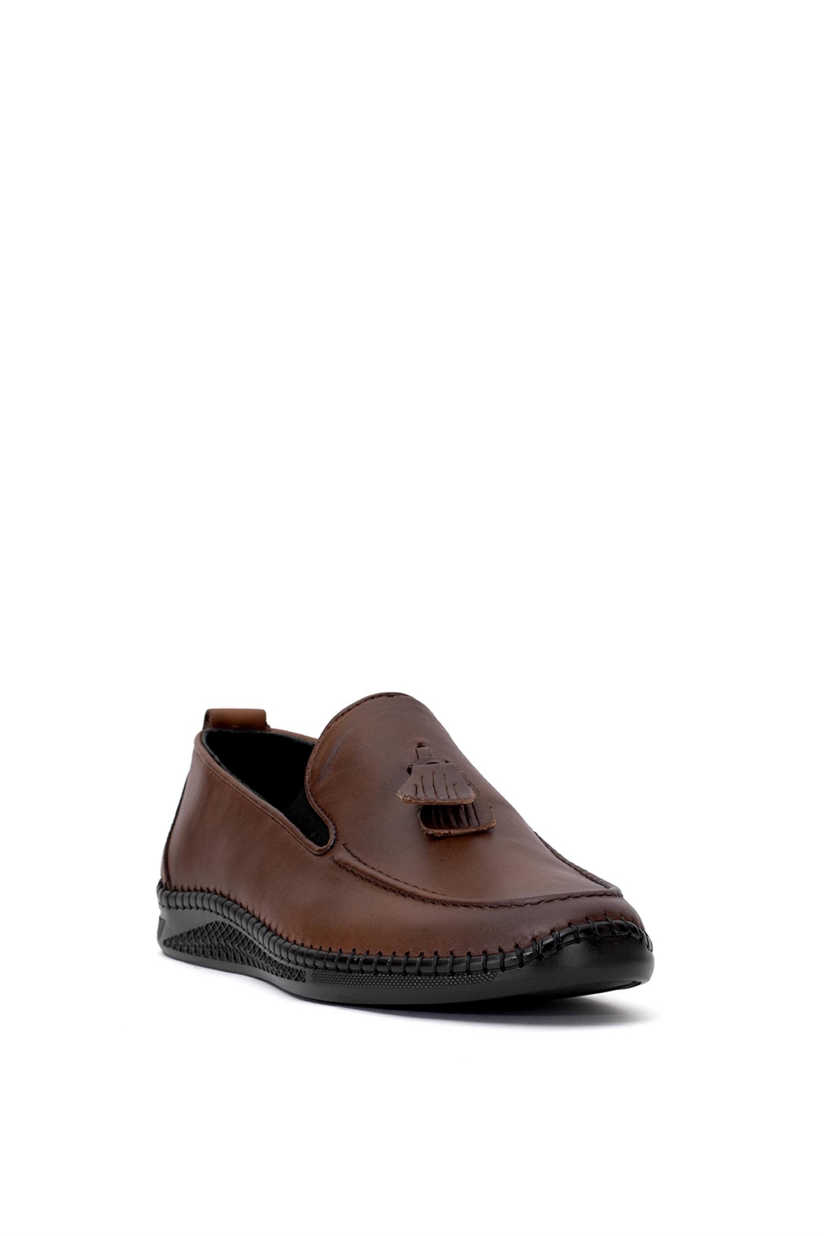 Elit AsBOR4242C Erkek Hakiki Deri Rahat Ayakkabı Taba - Görsel 3