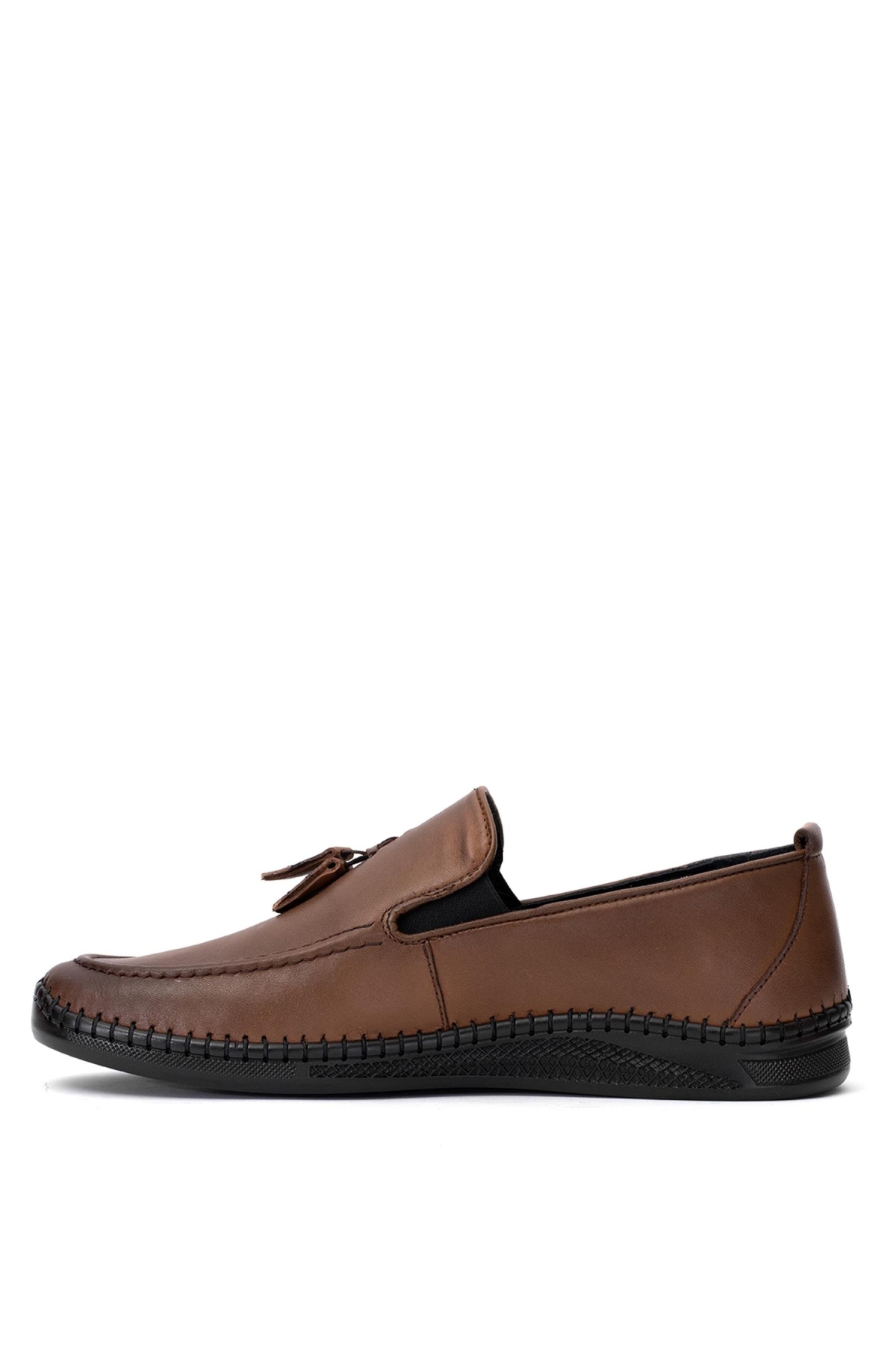 Elit AsBOR4242C Erkek Hakiki Deri Rahat Ayakkabı Taba - Görsel 4