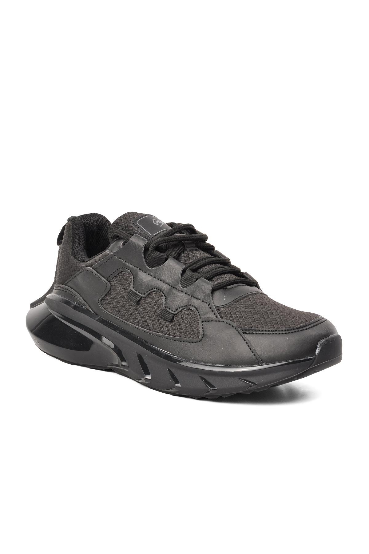 Siyah Kadın Spor Ayakkabı Sneaker - Görsel 4