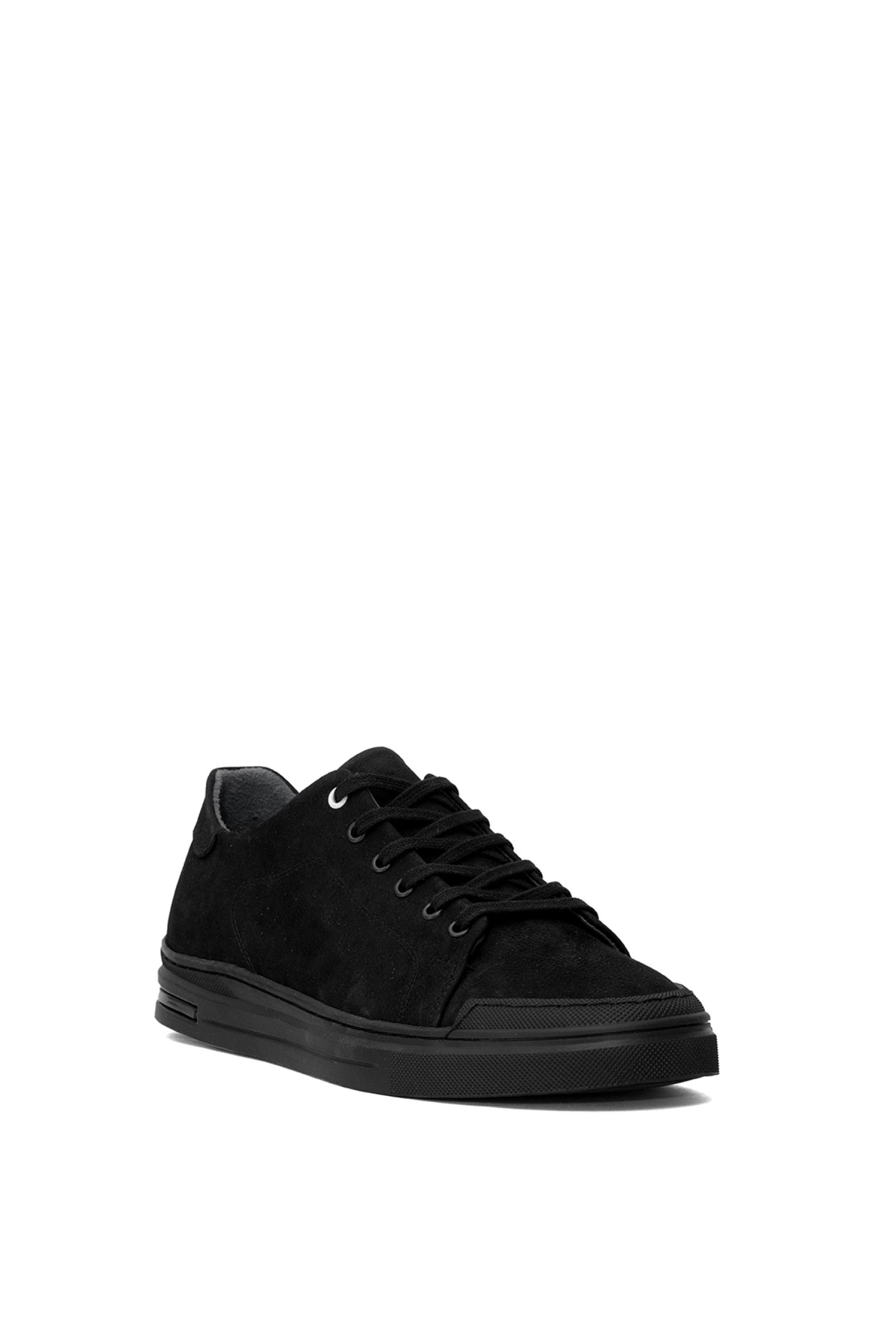 Elit MZV6004N Erkek Hakiki Nubuk Deri Casual Ayakkabı Siyah - Görsel 3