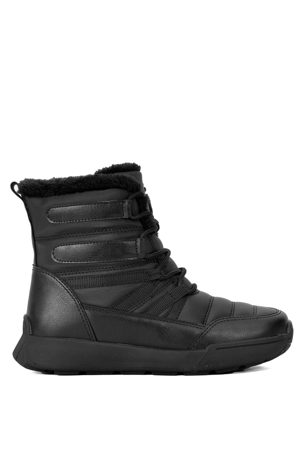 Elit YSFLT315T Kadın Kar Botu Siyah - Görsel 2