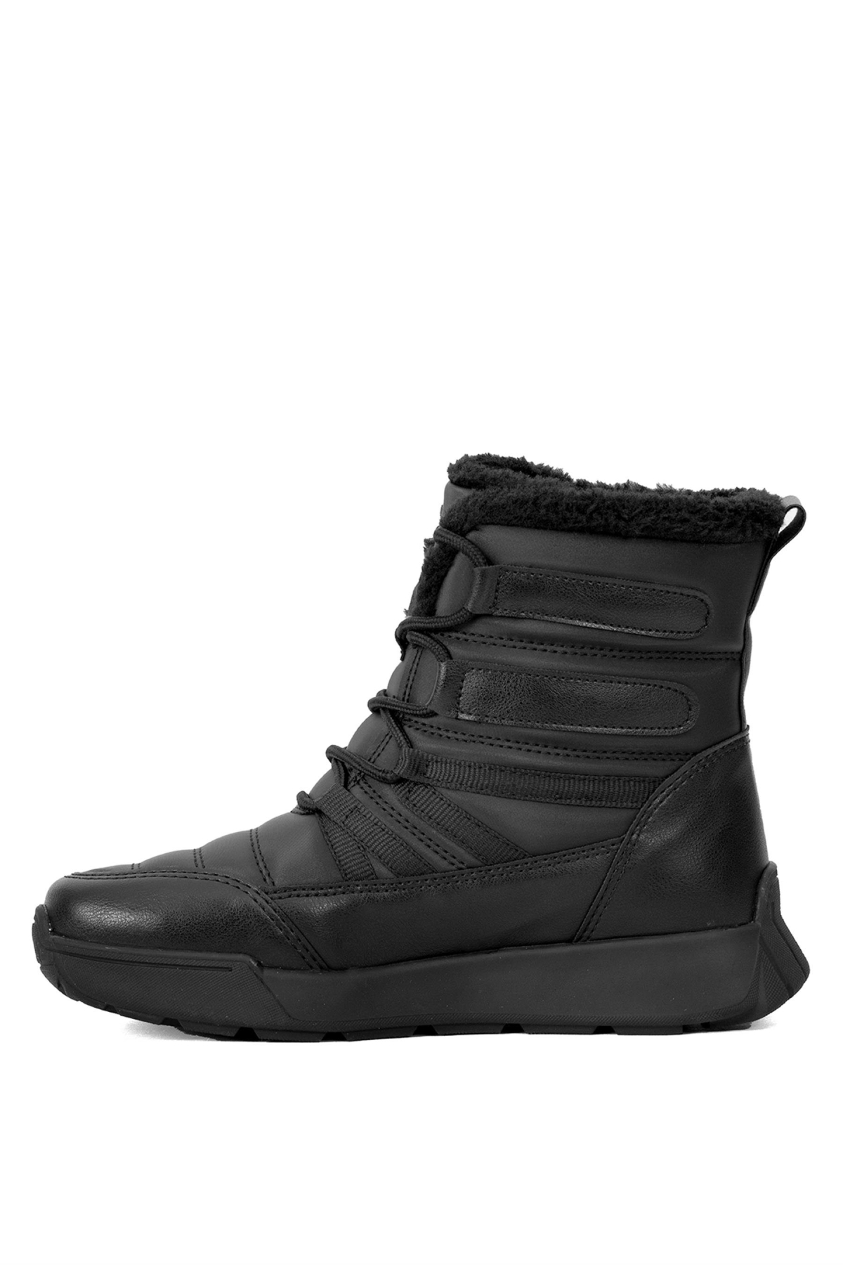 Elit YSFLT315T Kadın Kar Botu Siyah - Görsel 4