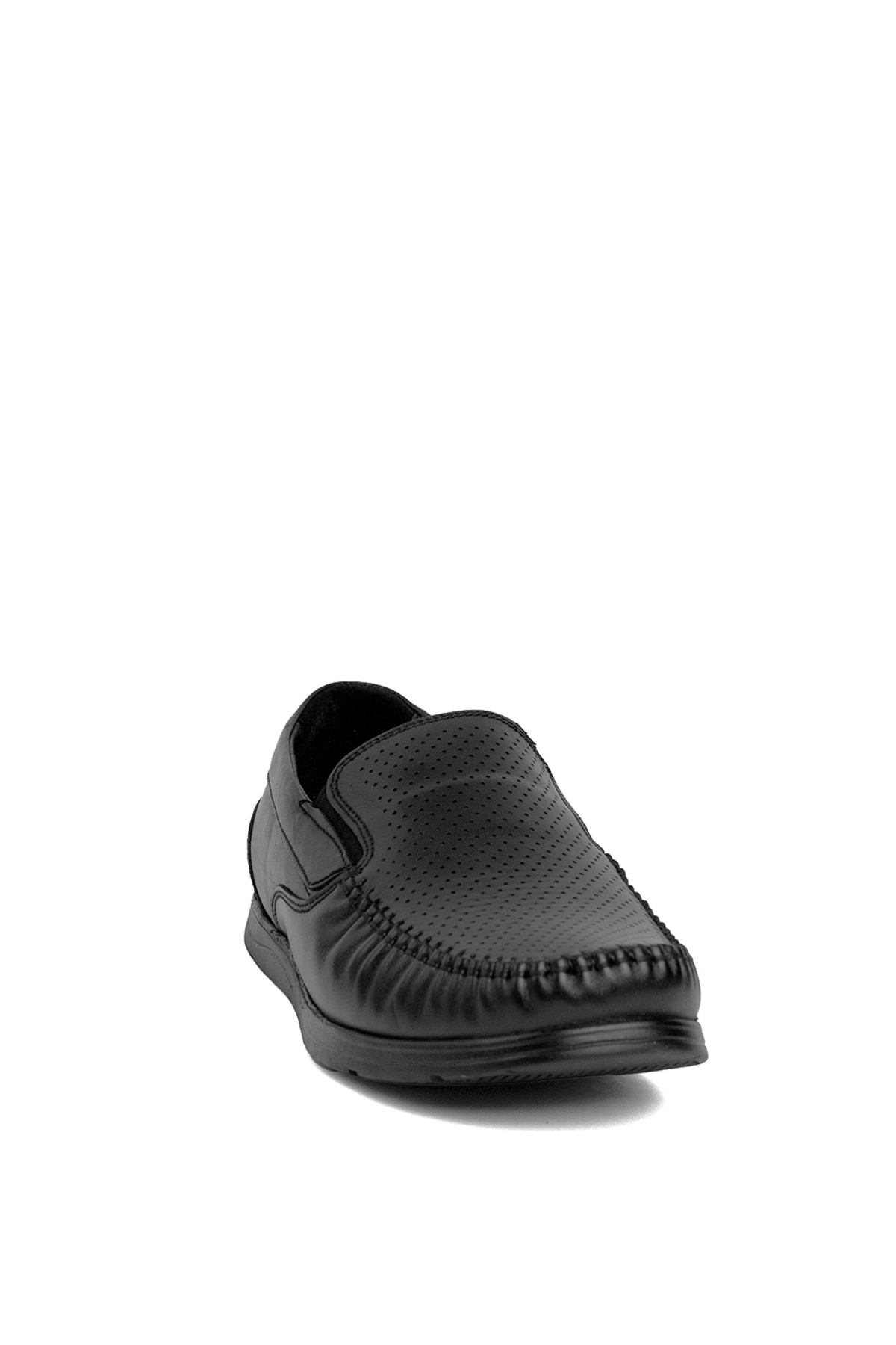 Elit 25YNbl1050C Erkek Hakiki Deri Casual Ayakkabı Siyah - Görsel 3