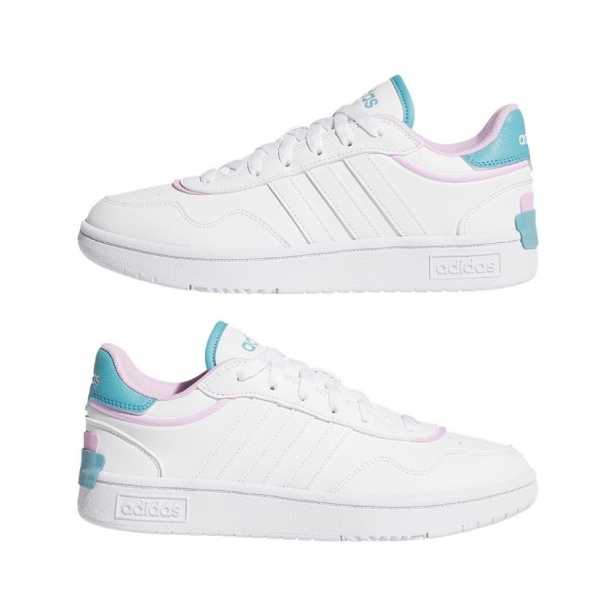 Beyaz Kadın Yürüyüş Ayakkabısı HOOPS 3.0 SE W JI3452 - Görsel 3