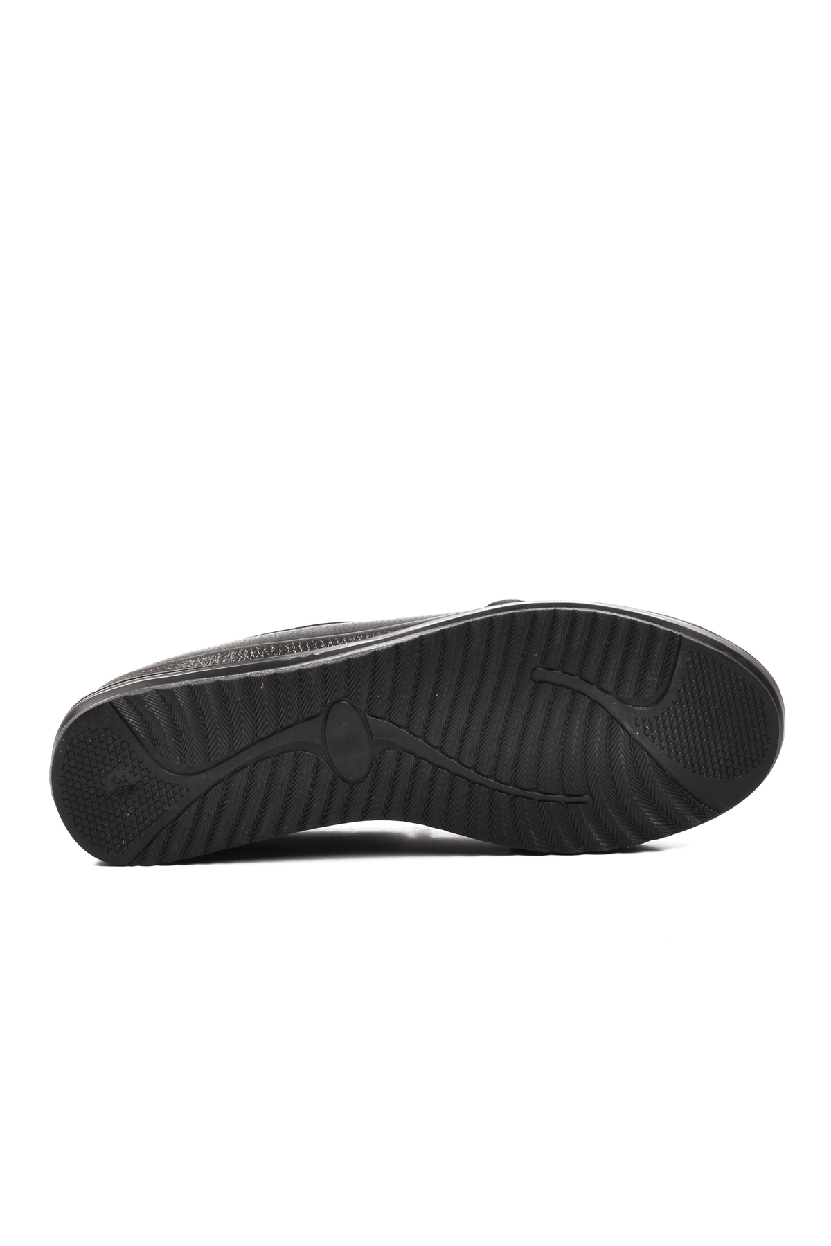 Aspor Siyah Simli Kadın Düz Rahat Günlük Ayakkabı - Görsel 6