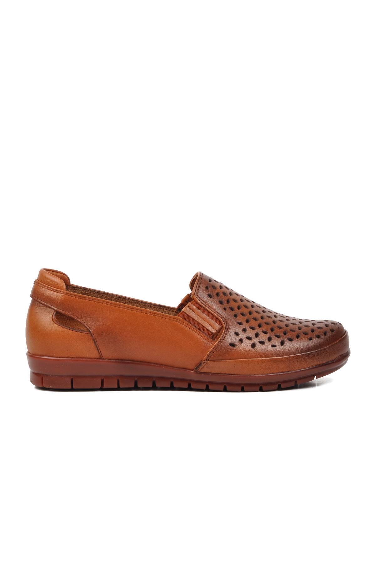 Aspor Taba Kadın Düz Rahat Günlük Ayakkabı - Görsel 2