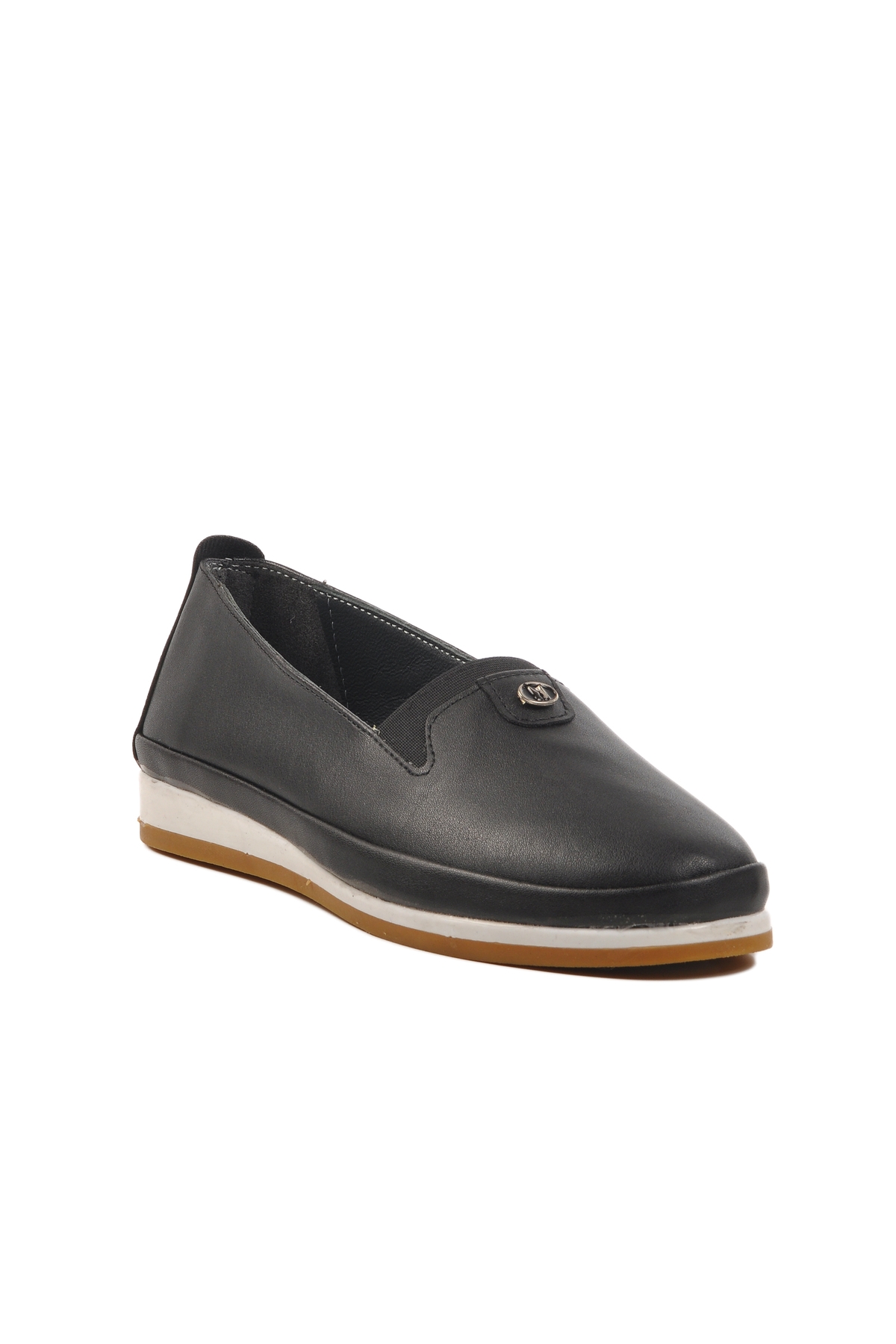 Aspor Siyah Kadın Düz Rahat Günlük Ayakkabı - Görsel 4