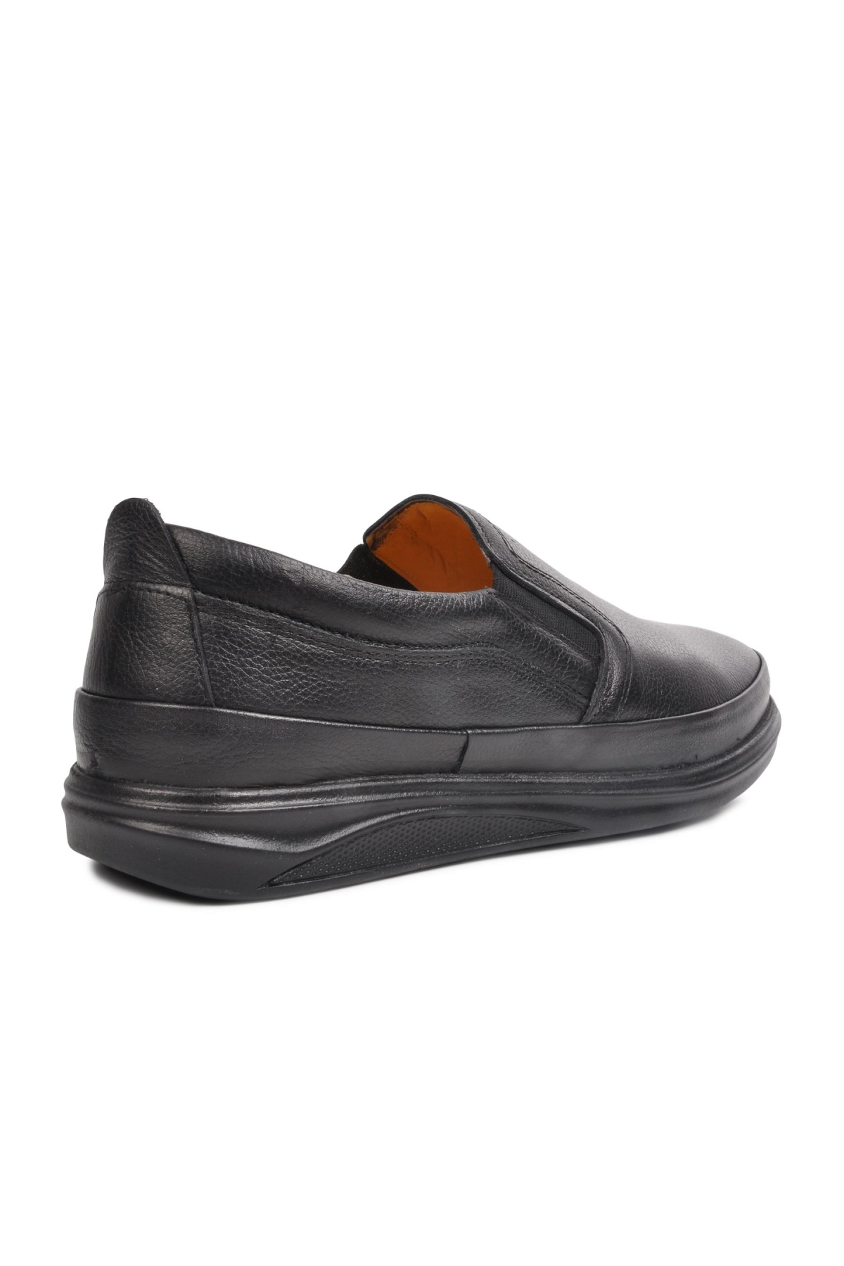 Aspor Siyah Hakiki Deri Erkek Günlük Ayakkabı - Görsel 5