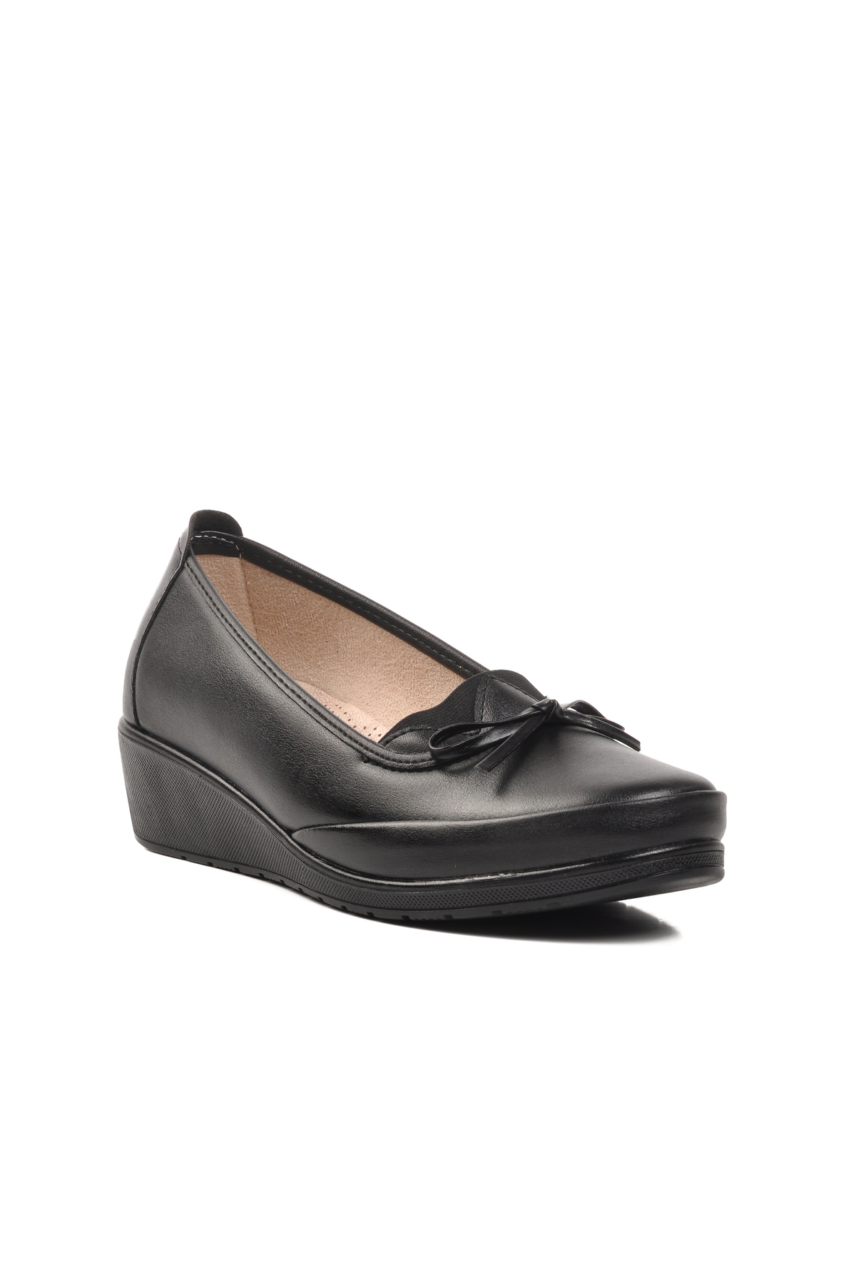 Aspor Siyah Kadın Düz Rahat Günlük Ayakkabı - Görsel 4