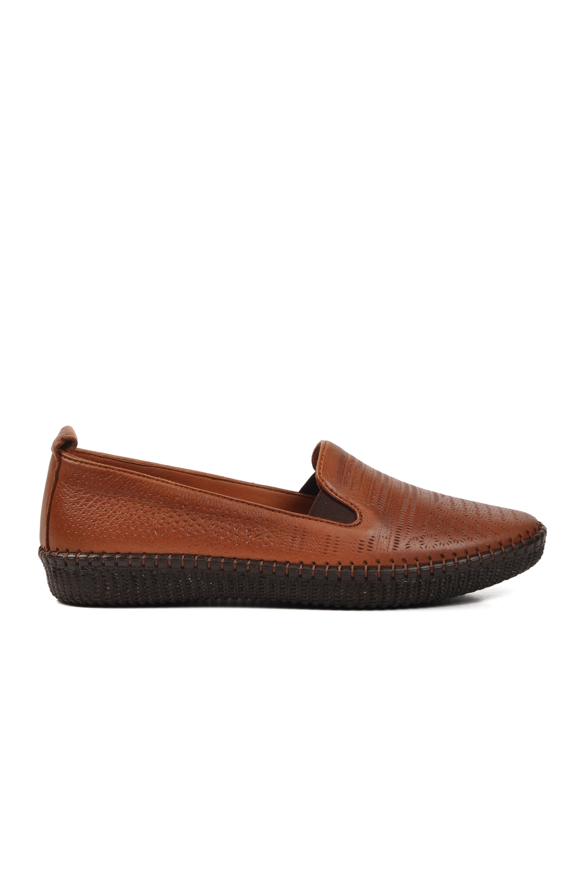 Taba Kadın Düz Rahat Günlük Ayakkabı - Görsel 2