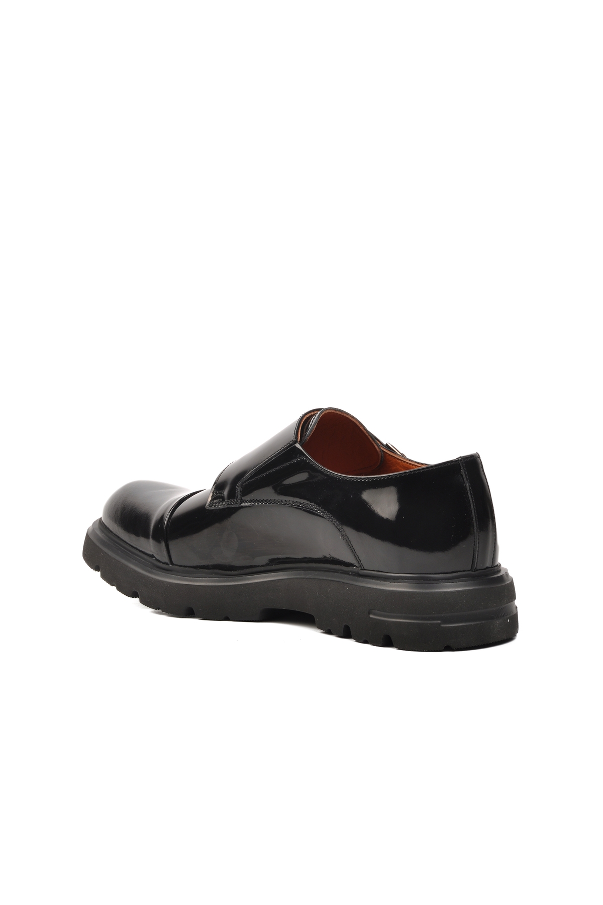 Aspor Siyah Rugan Hakiki Deri Erkek Günlük Ayakkabı - Görsel 5