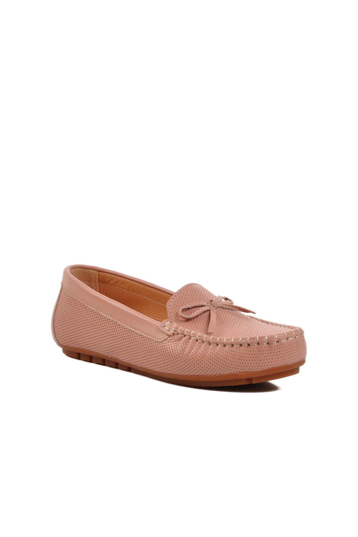 Pudra Kadın Düz Rahat Günlük Ayakkabı - Görsel 4