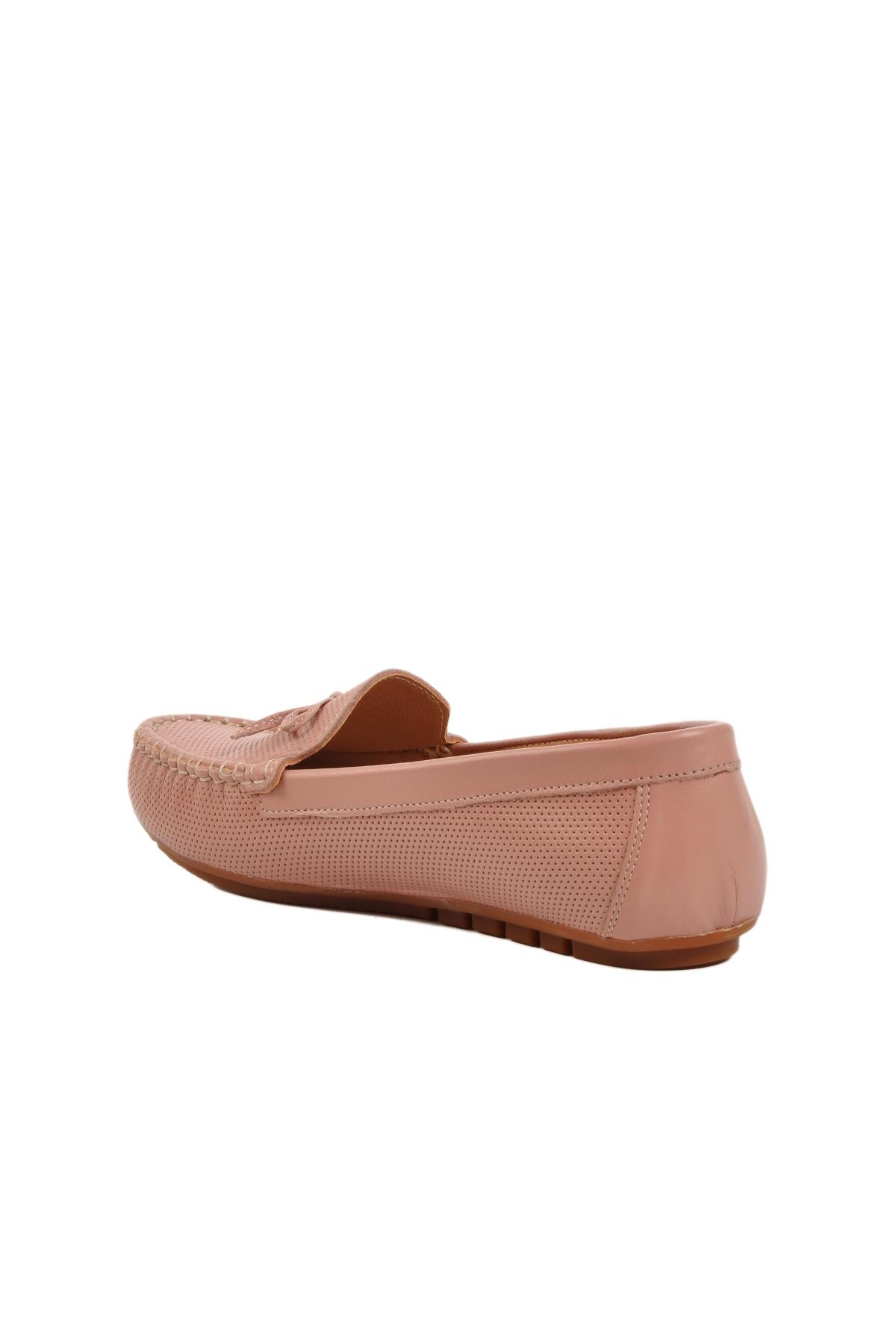 Pudra Kadın Düz Rahat Günlük Ayakkabı - Görsel 5