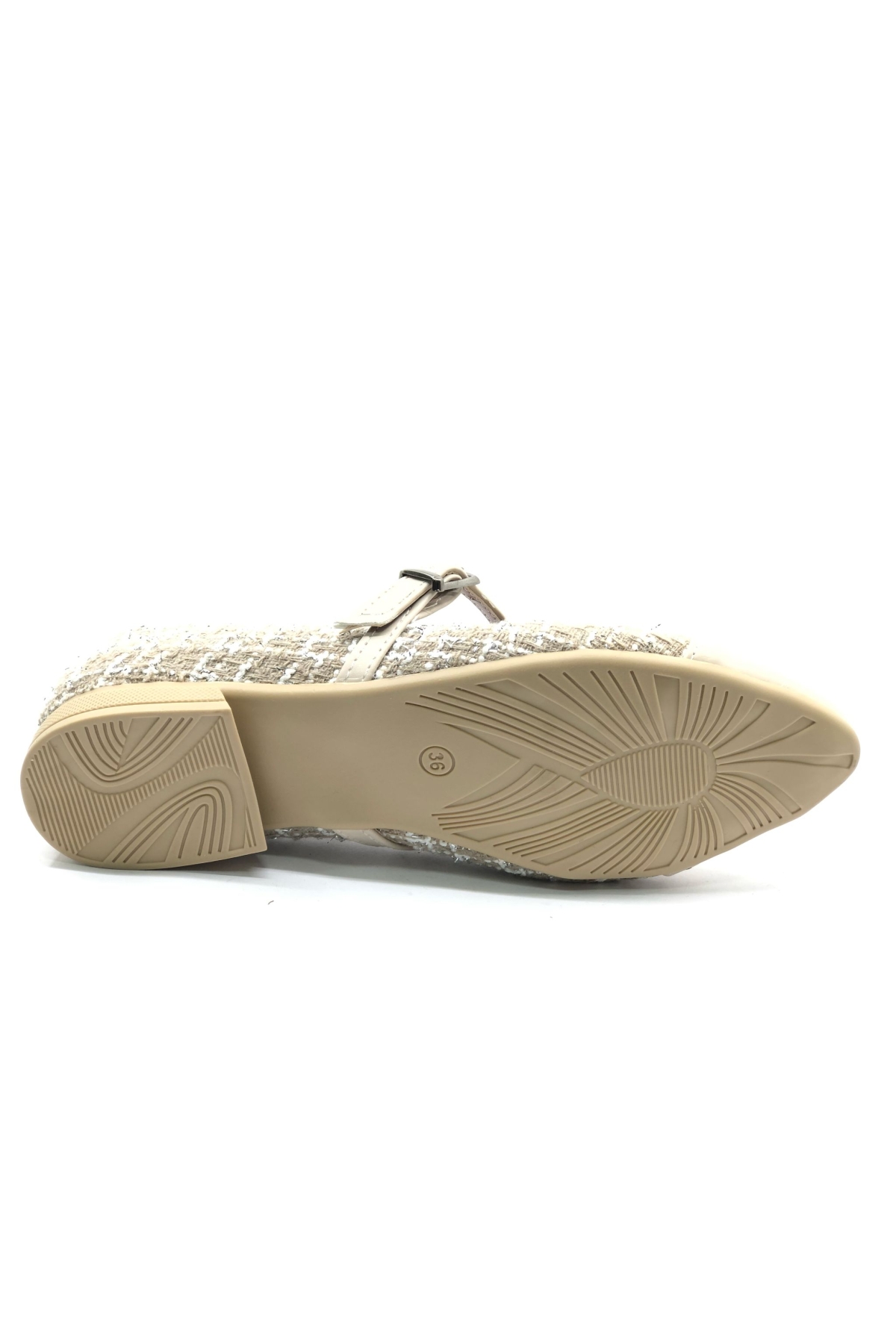 Hasır Detaylı Kadın Babet Ayakkabı - Görsel 9