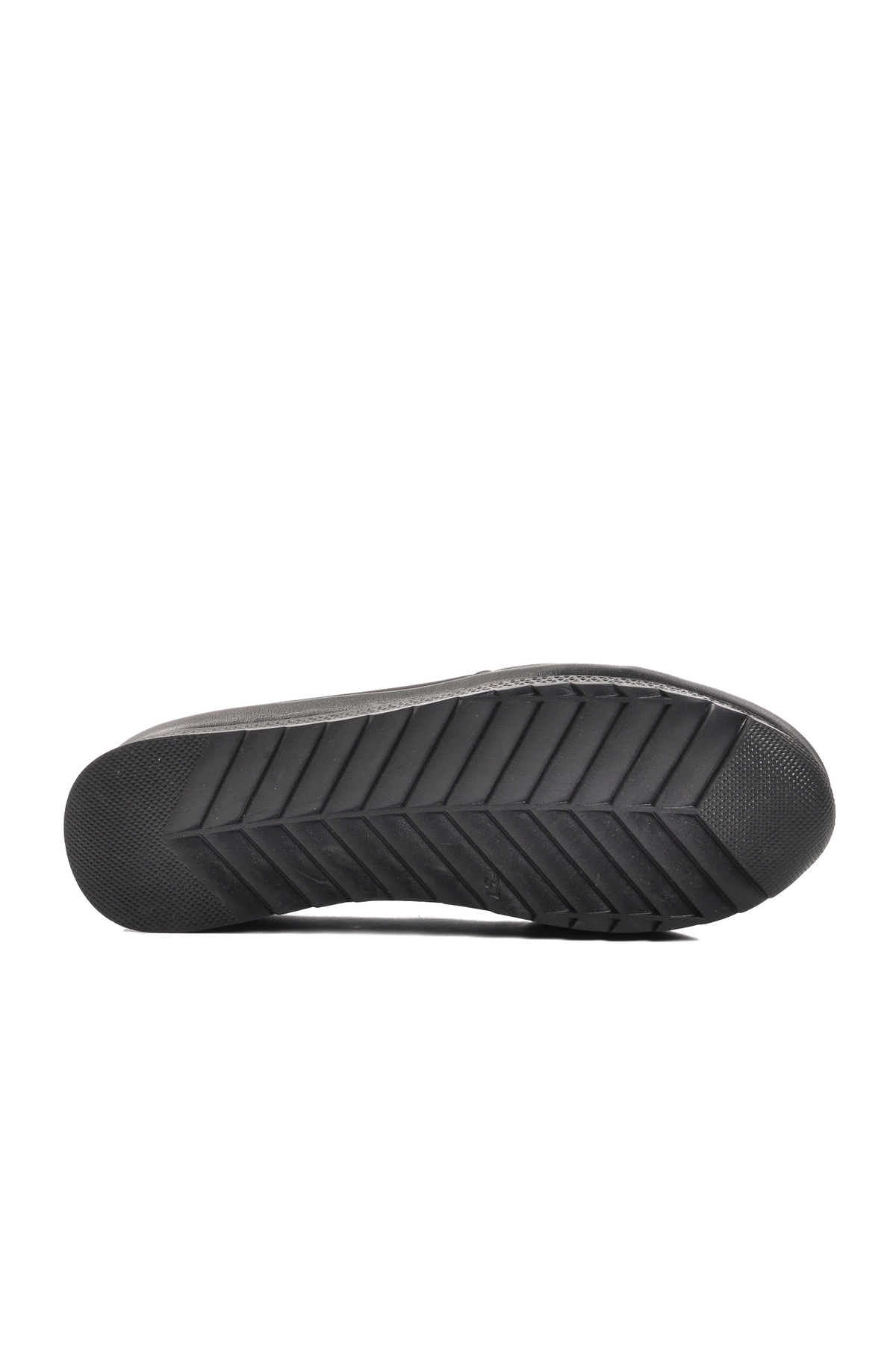 Aspor Siyah Zümrüt Kadın Düz Rahat Günlük Ayakkabı - Görsel 6