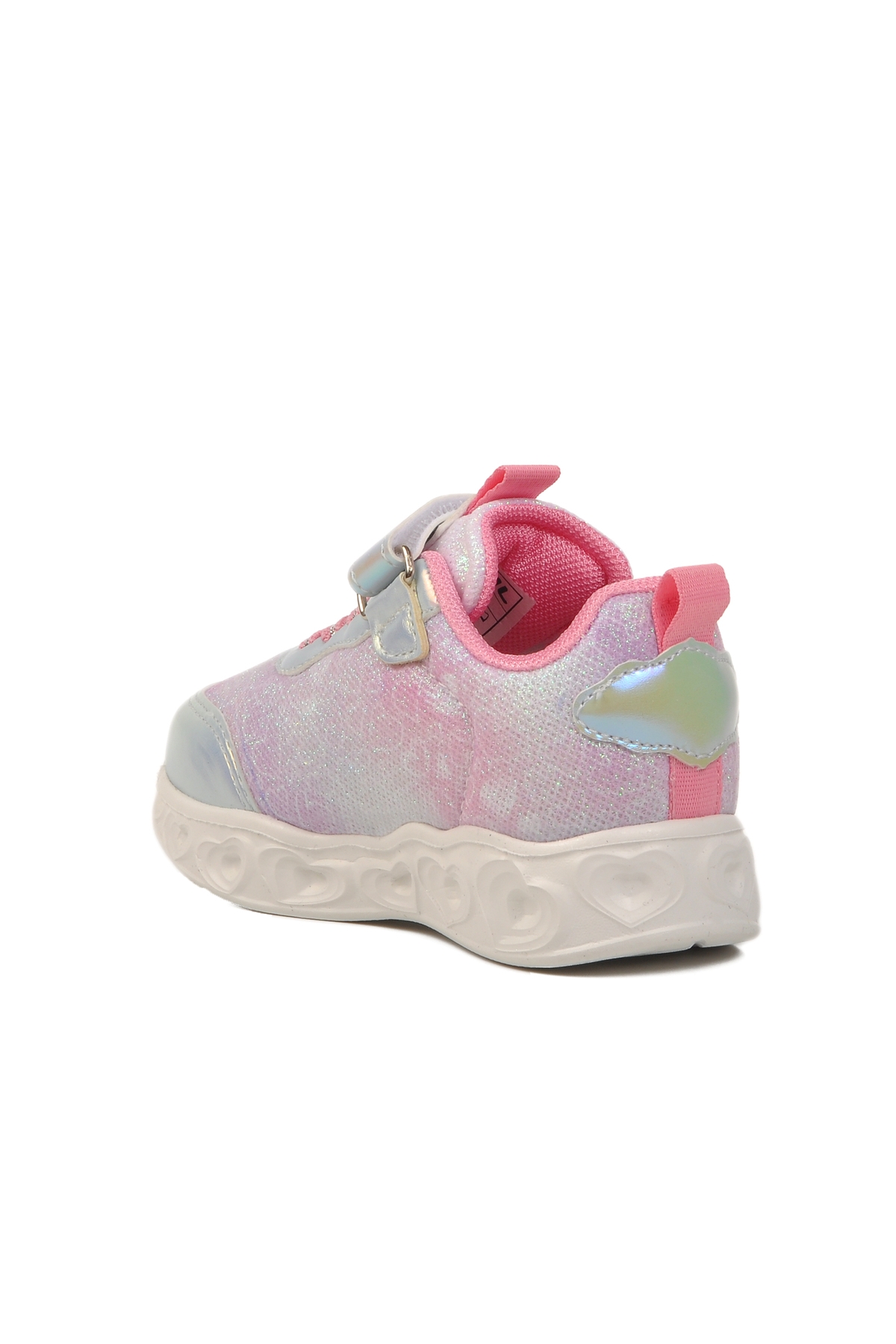 Aspor Gümüş Cırtlı Işıklı Kız Çocuk Spor Ayakkabı - Görsel 5